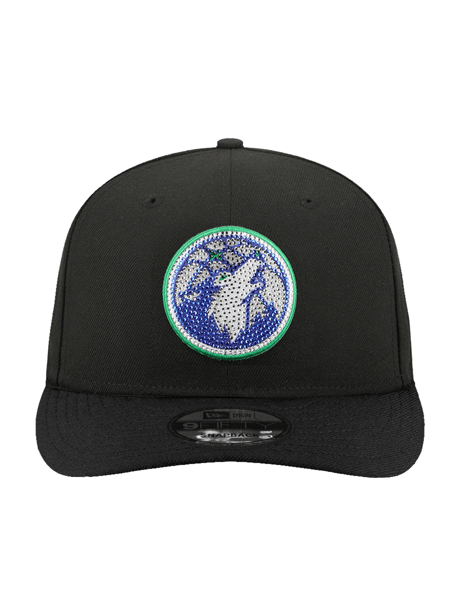 New Era Caps OSFM Minnesota Timberwolves New Era NBA 26 Draft 9FIFTY Pre-Curved Snapback Hat - Black