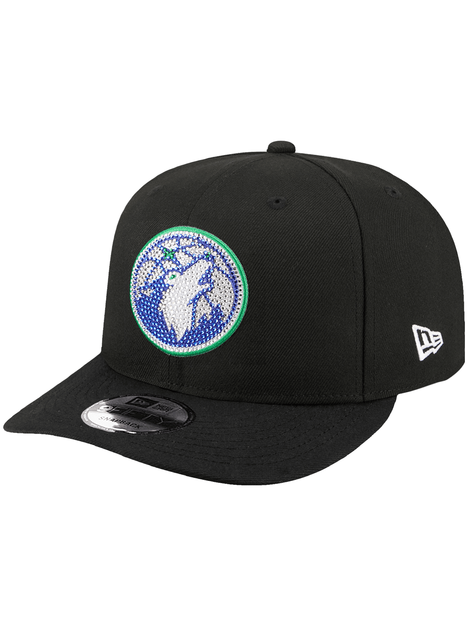 New Era Caps OSFM Minnesota Timberwolves New Era NBA 26 Draft 9FIFTY Pre-Curved Snapback Hat - Black