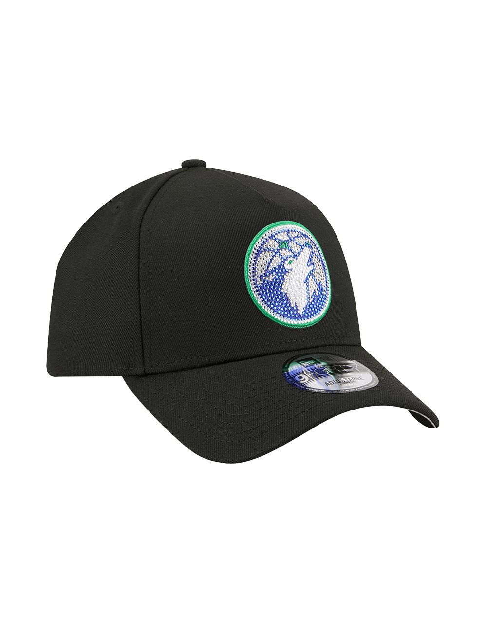 New Era Caps OSFM Minnesota Timberwolves New Era NBA 26 Draft 9FORTY A-Frame Snapback Hat - Black