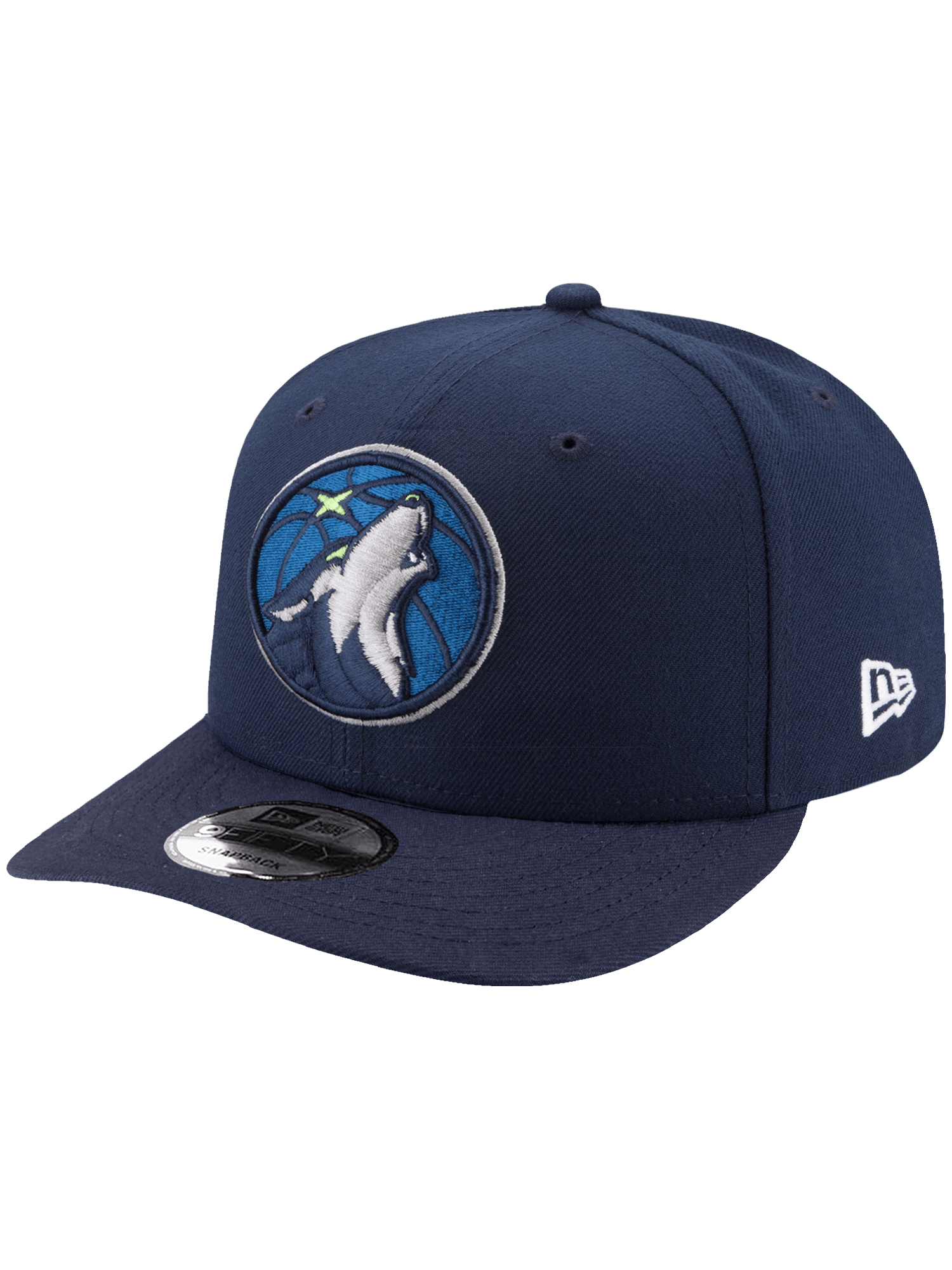 New Era Caps Minnesota Timberwolves New Era NBA Team 9FIFTY Pre-Curved Snapback Hat - Navy