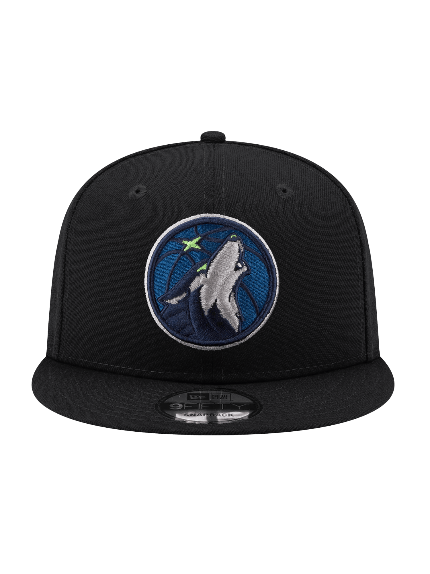 New Era Caps OSFA Minnesota Timberwolves New Era NBA Team 9FIFTY Snapback Hat - Black