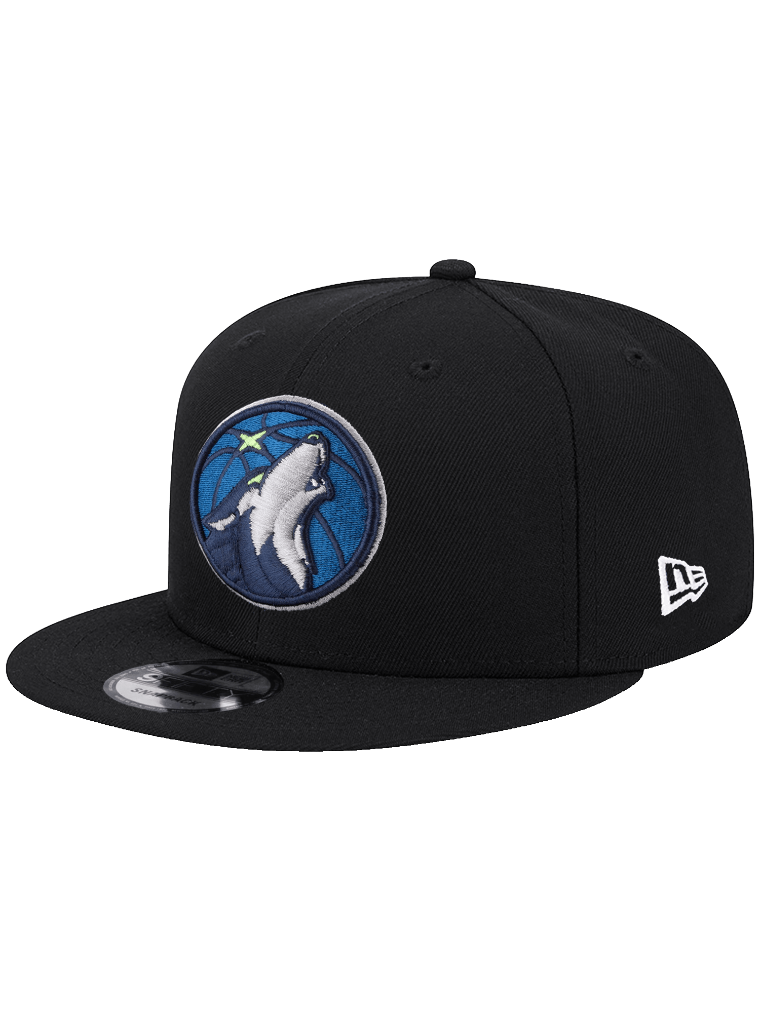 New Era Caps OSFA Minnesota Timberwolves New Era NBA Team 9FIFTY Snapback Hat - Black