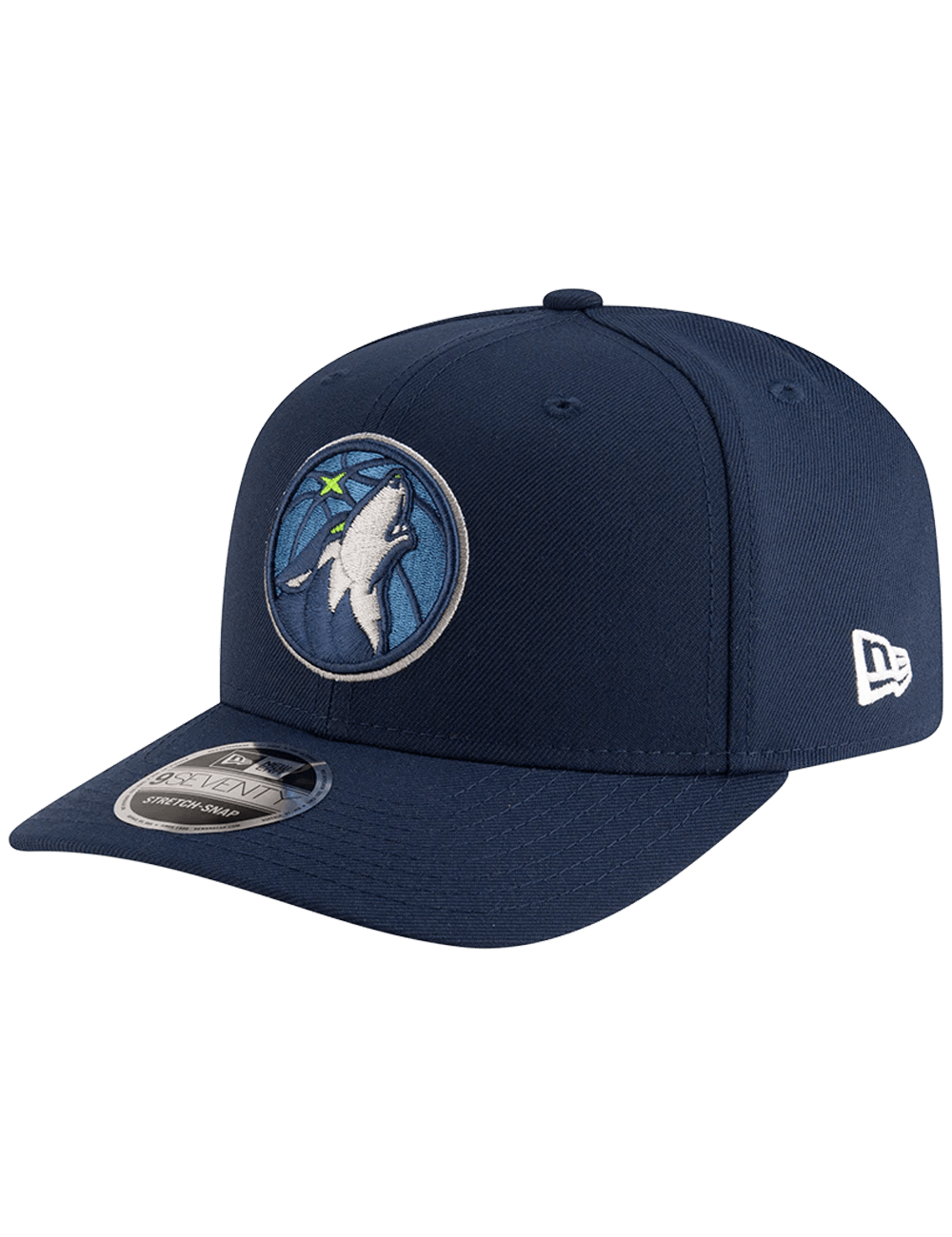 New Era Caps Minnesota Timberwolves New Era NBA Team 9SEVENTY Stretch-Snapback Hat - Navy