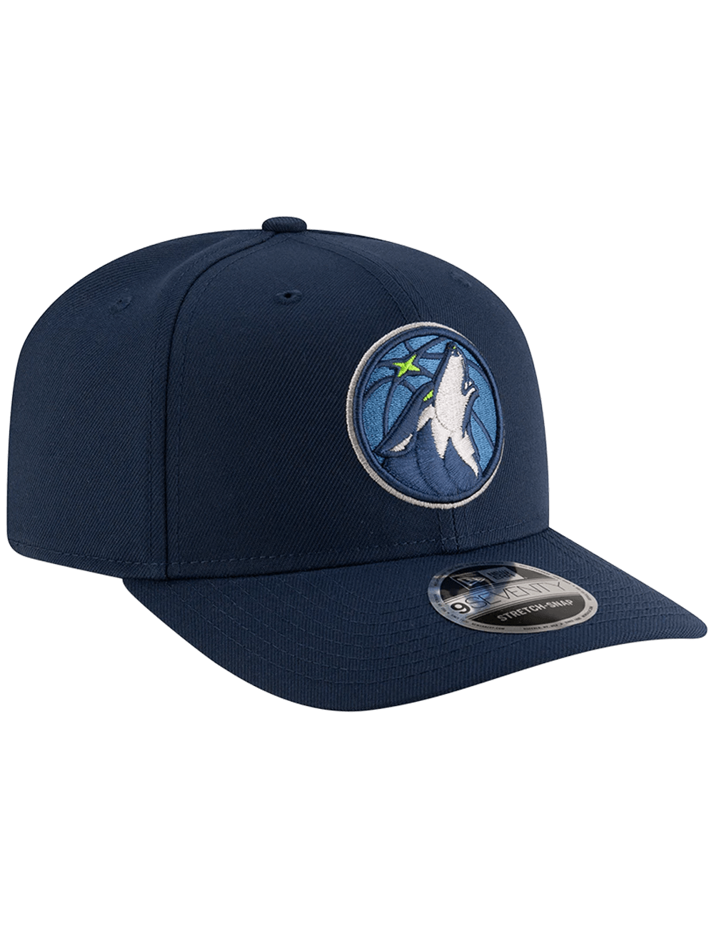 New Era Caps Minnesota Timberwolves New Era NBA Team 9SEVENTY Stretch-Snapback Hat - Navy