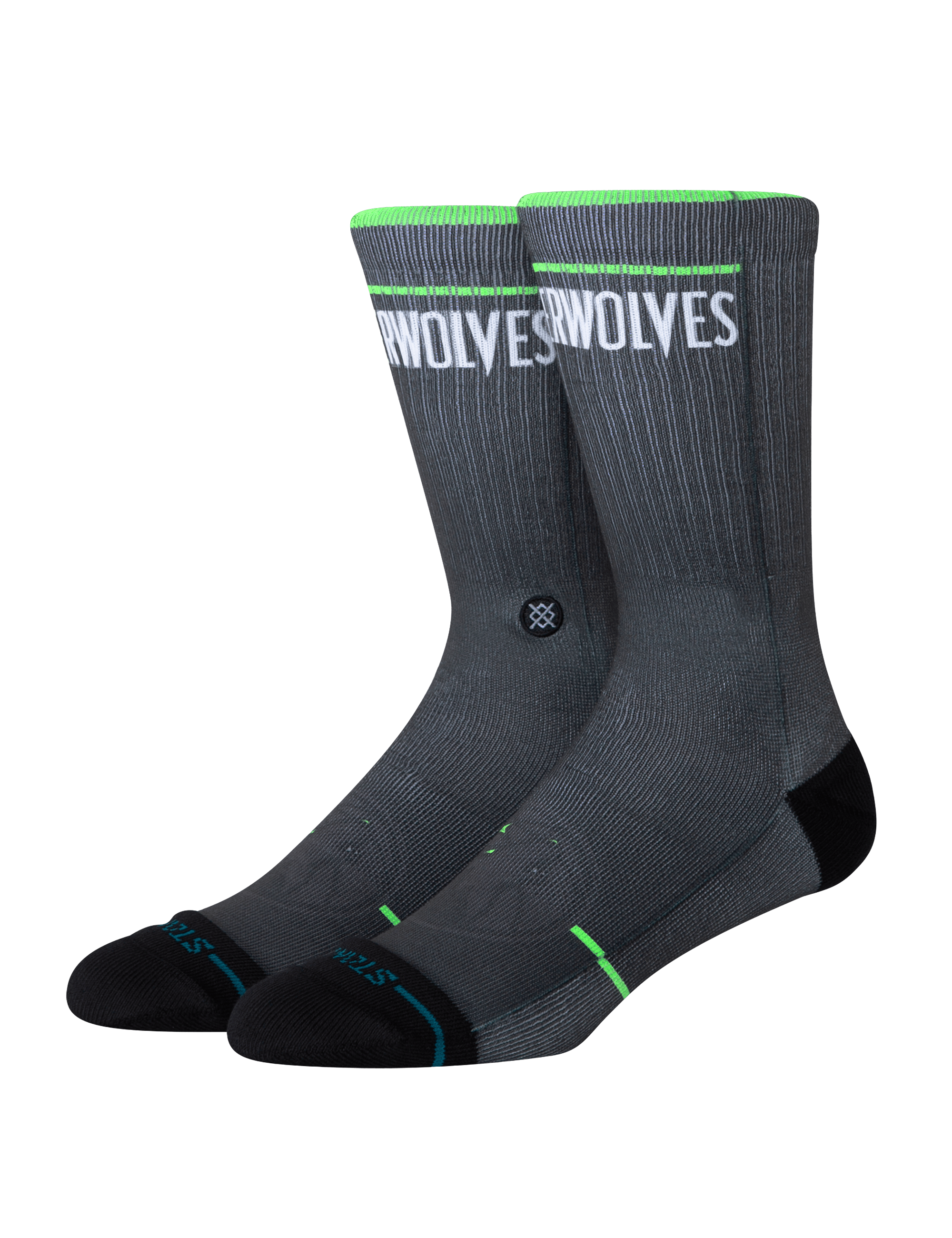 Stance Socks Large (9-12 US) Minnesota Timberwolves Stance NBA Statement Crew Socks