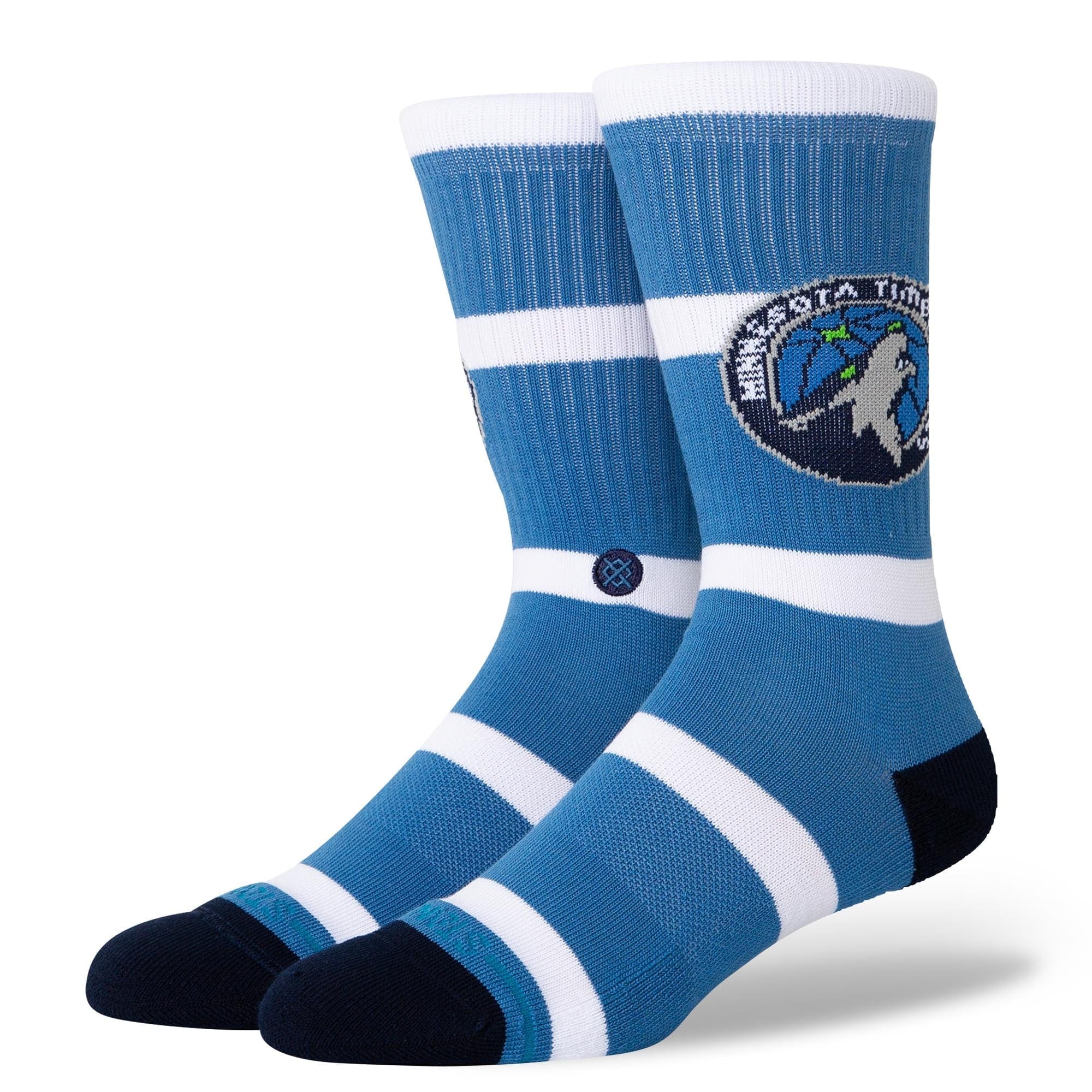 Stance Socks Large (9-12 US) Minnesota Timberwolves Stance NBA Team Prep Crew Socks
