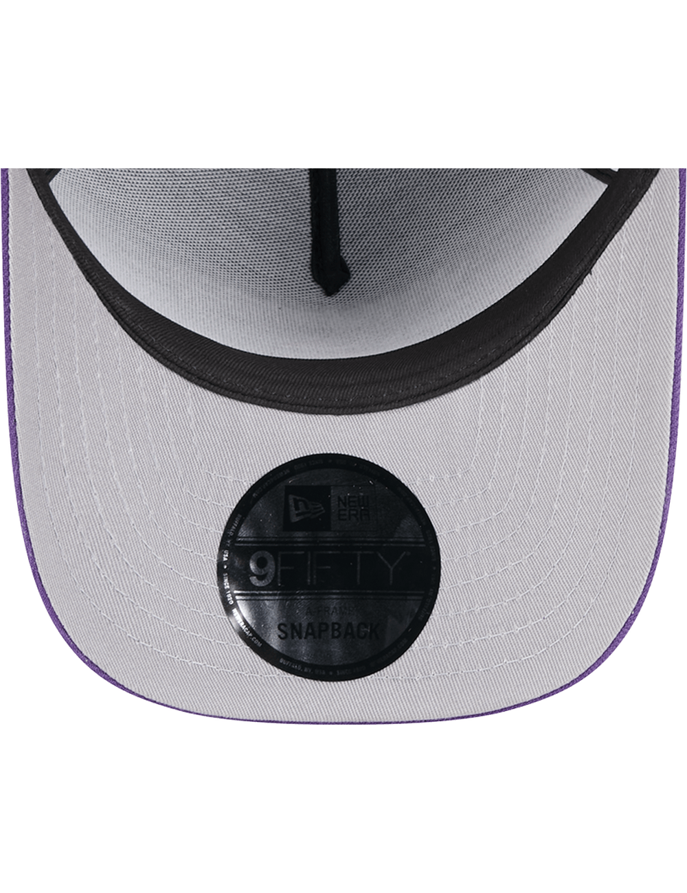 New Era Caps Minnesota Vikings New Era NFL 25 Draft Pre-Curved 9FIFTY A-Frame Snapback Hat - Black