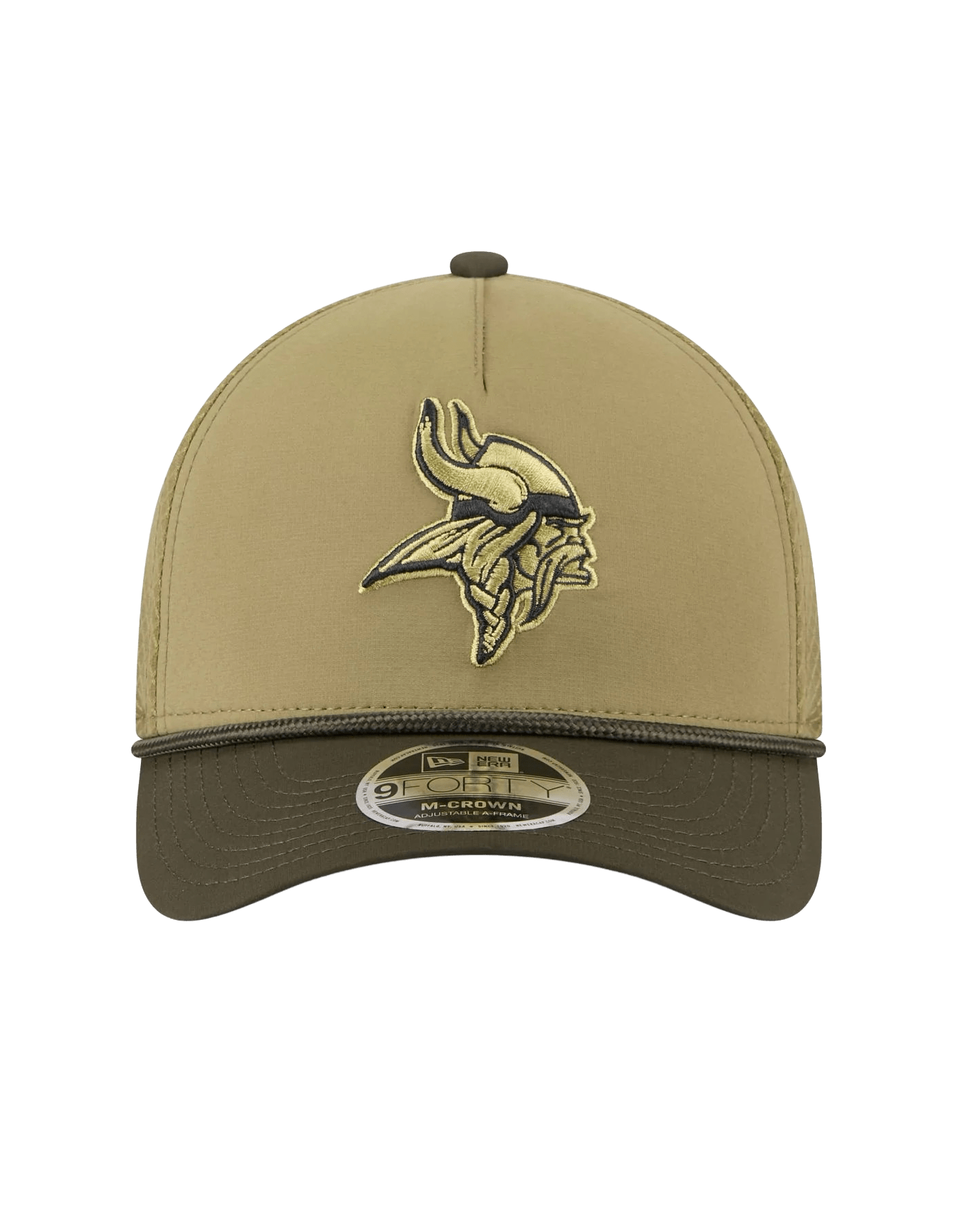 New Era Caps Minnesota Vikings New Era NFL 25 Salute To Service 9FORTY M-Crown Snapback Hat
