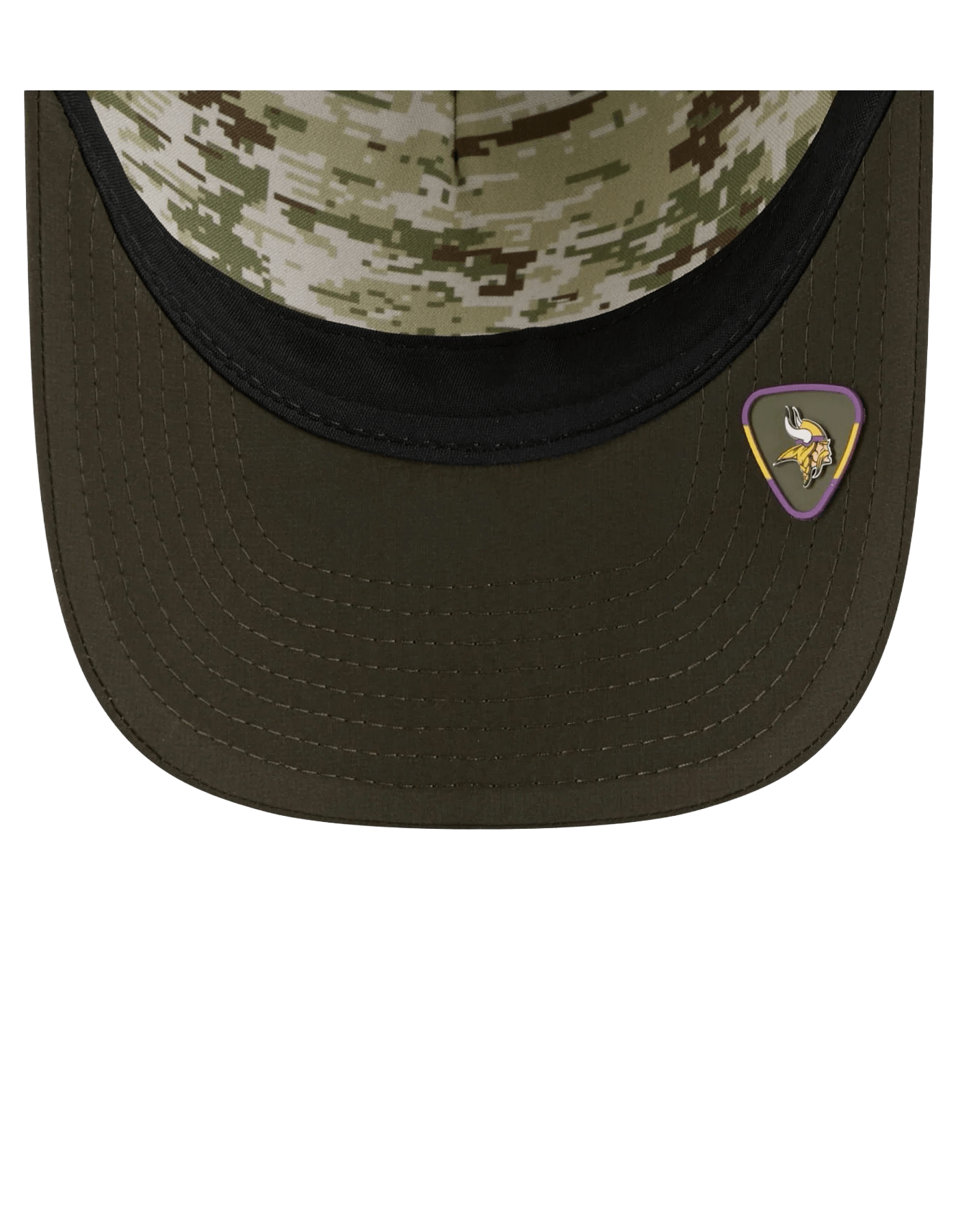 New Era Caps Minnesota Vikings New Era NFL 25 Salute To Service 9FORTY M-Crown Snapback Hat