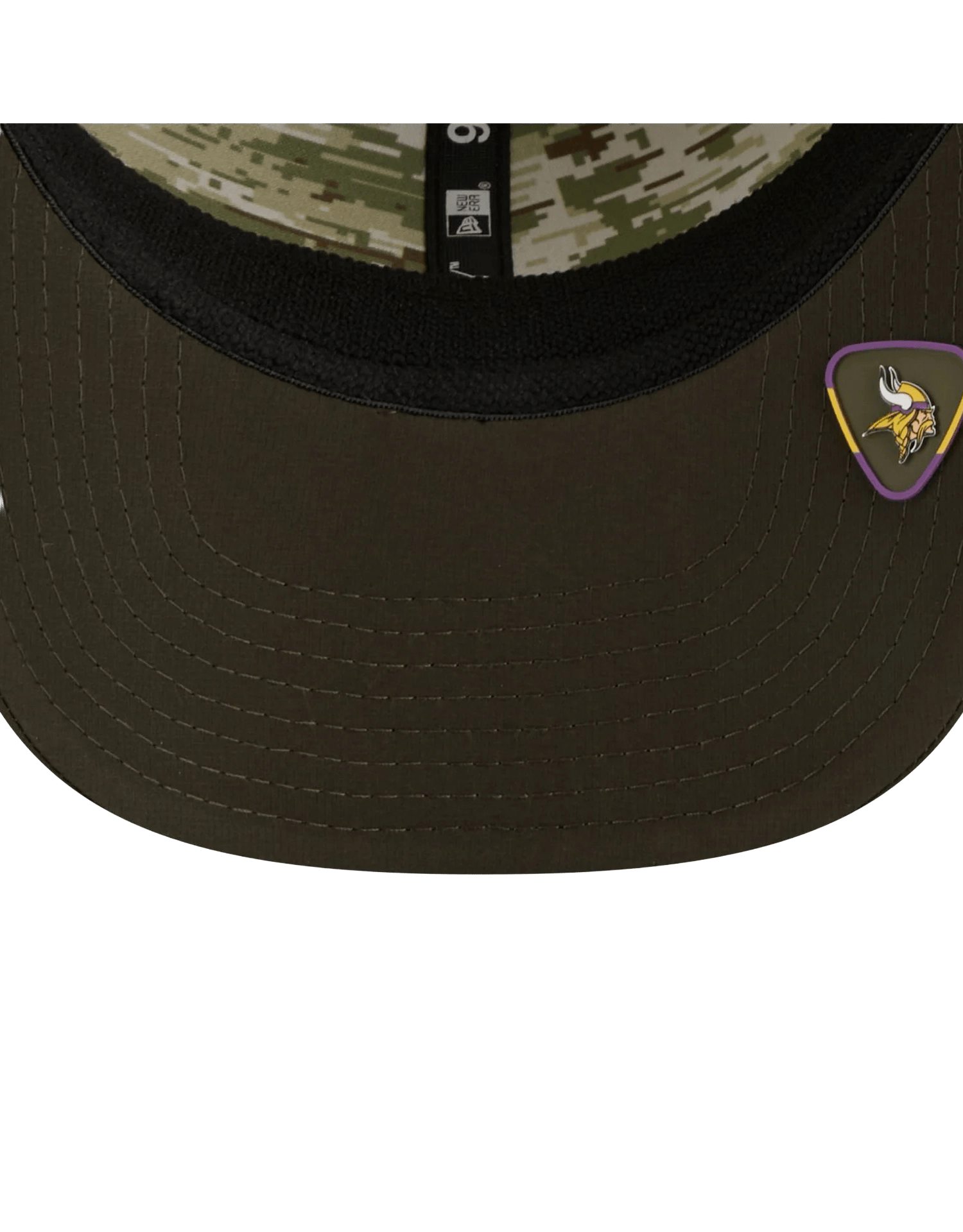 New Era Caps Minnesota Vikings New Era NFL 25 Salute To Service 9SEVENTY Stretch-Snapback Hat