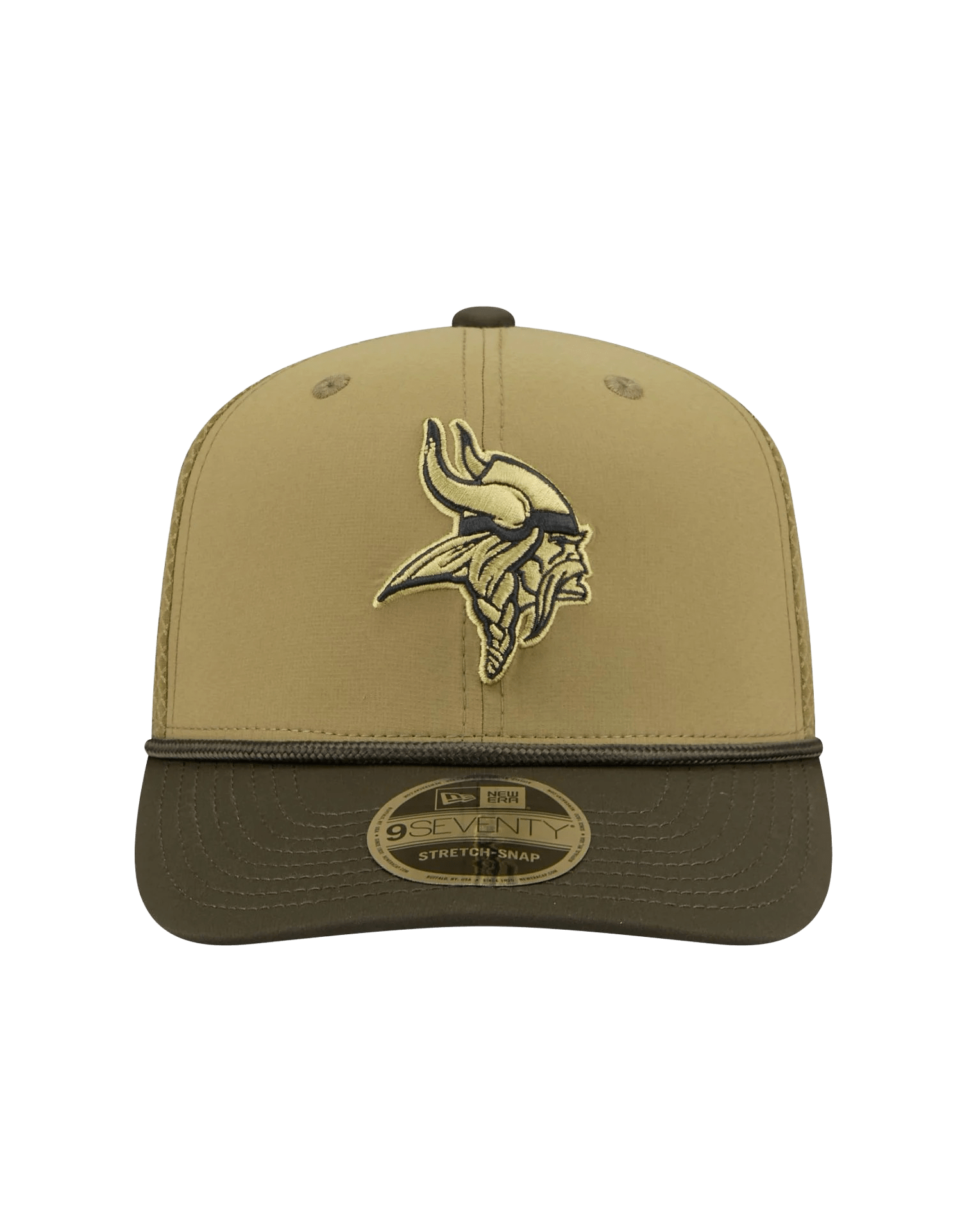 New Era Caps Minnesota Vikings New Era NFL 25 Salute To Service 9SEVENTY Stretch-Snapback Hat