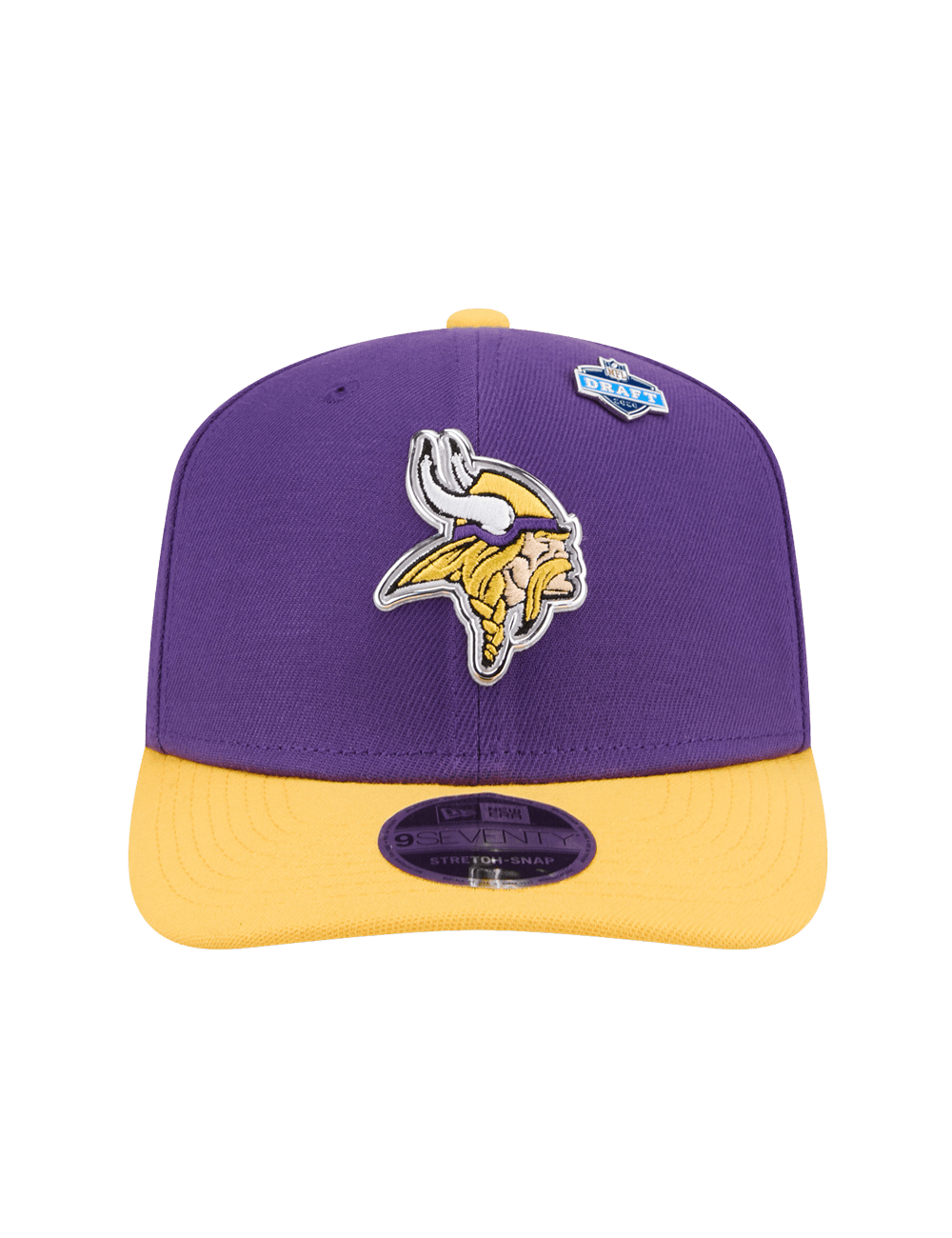 New Era Caps OSFM Minnesota Vikings New Era NFL Draft 26 9SEVENTY Stretch-Snapback Hat