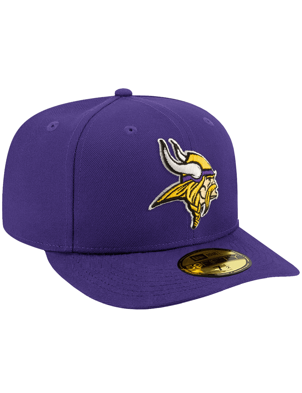 New Era Caps Minnesota Vikings New Era NFL Team Pre-Curved 59FIFTY Fitted Hat - Purple