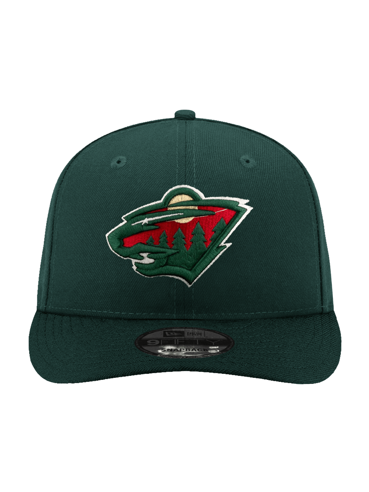 New Era Caps OSFA Minnesota Wild New Era NHL Team 9FIFTY Pre-Curved Snapback Hat - Green