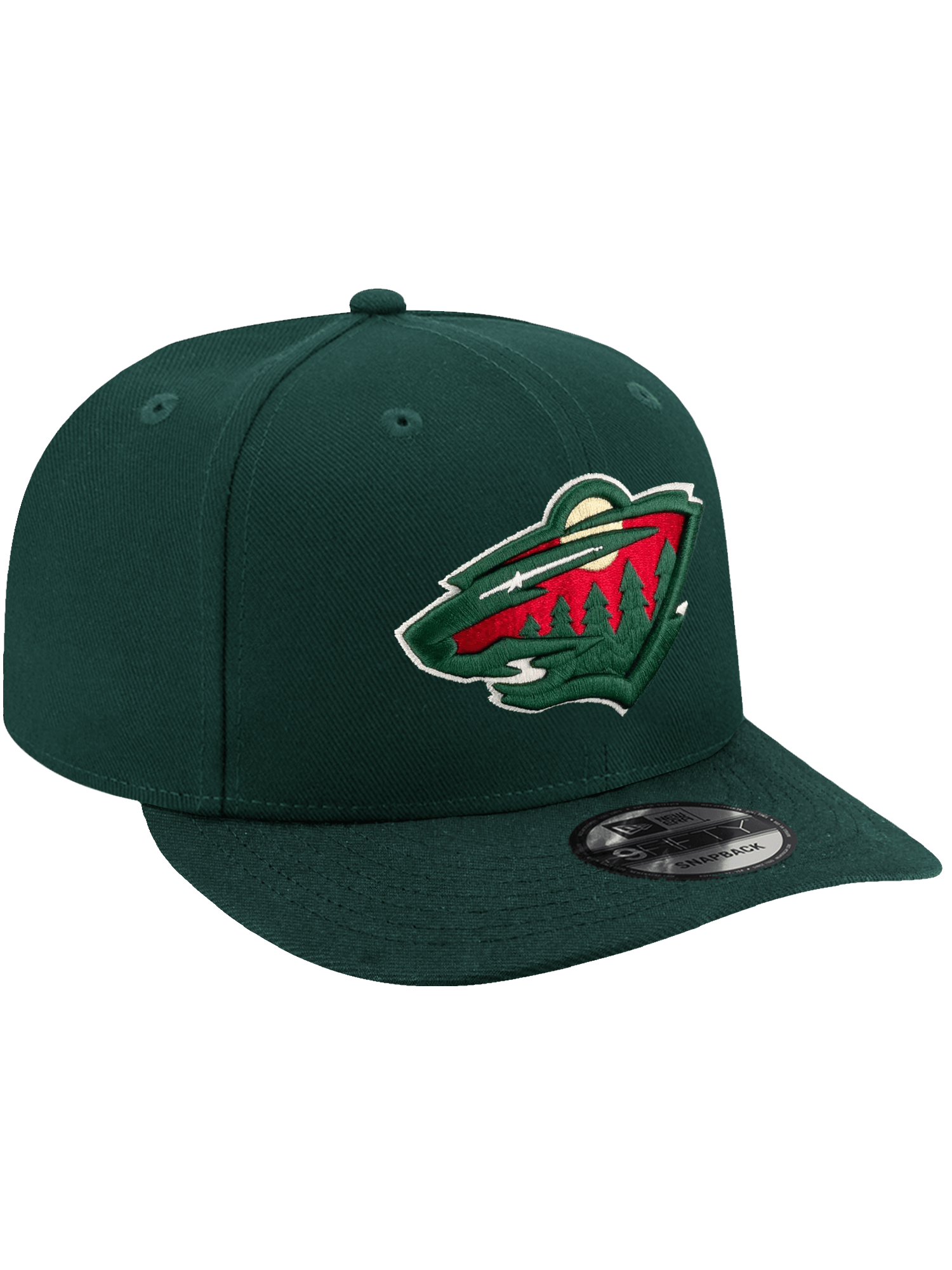 New Era Caps OSFA Minnesota Wild New Era NHL Team 9FIFTY Pre-Curved Snapback Hat - Green
