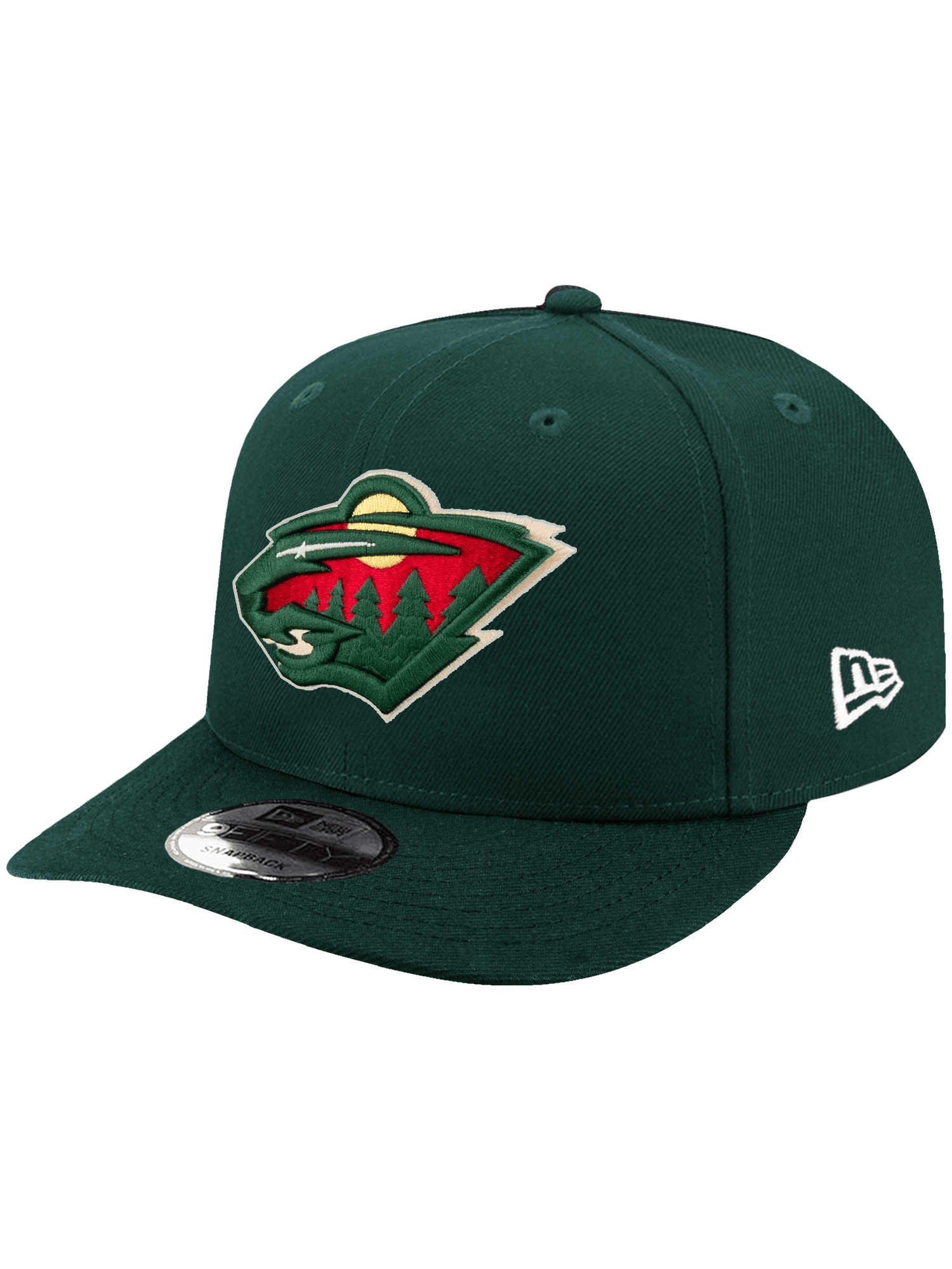 New Era Caps OSFA Minnesota Wild New Era NHL Team 9FIFTY Pre-Curved Snapback Hat - Green