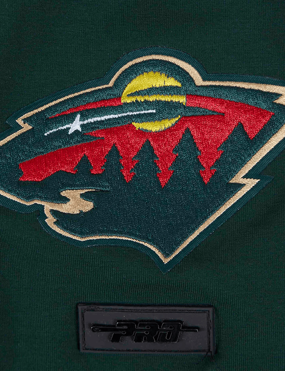 Pro Standard T-Shirts Minnesota Wild Pro Standard NHL Classic Chenille Flex T-Shirt - Green