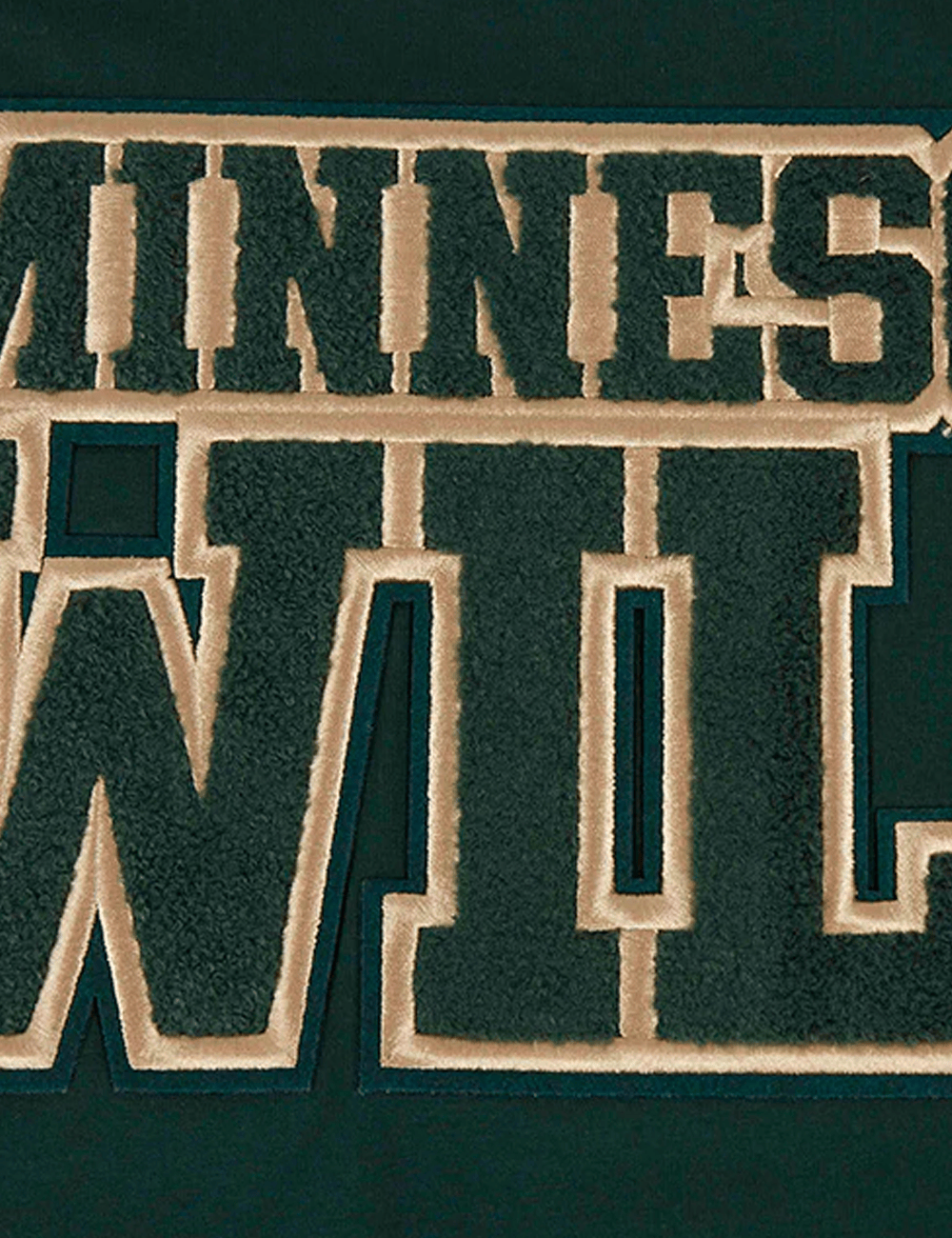 Pro Standard T-Shirts Minnesota Wild Pro Standard NHL Classic Chenille Flex T-Shirt - Green