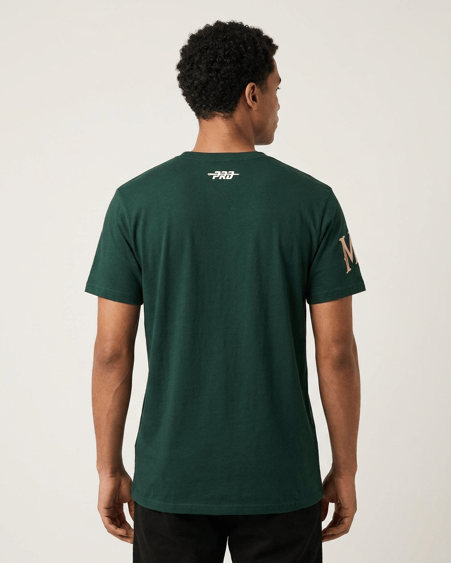 Pro Standard T-Shirts Minnesota Wild Pro Standard NHL Classic Chenille Flex T-Shirt - Green