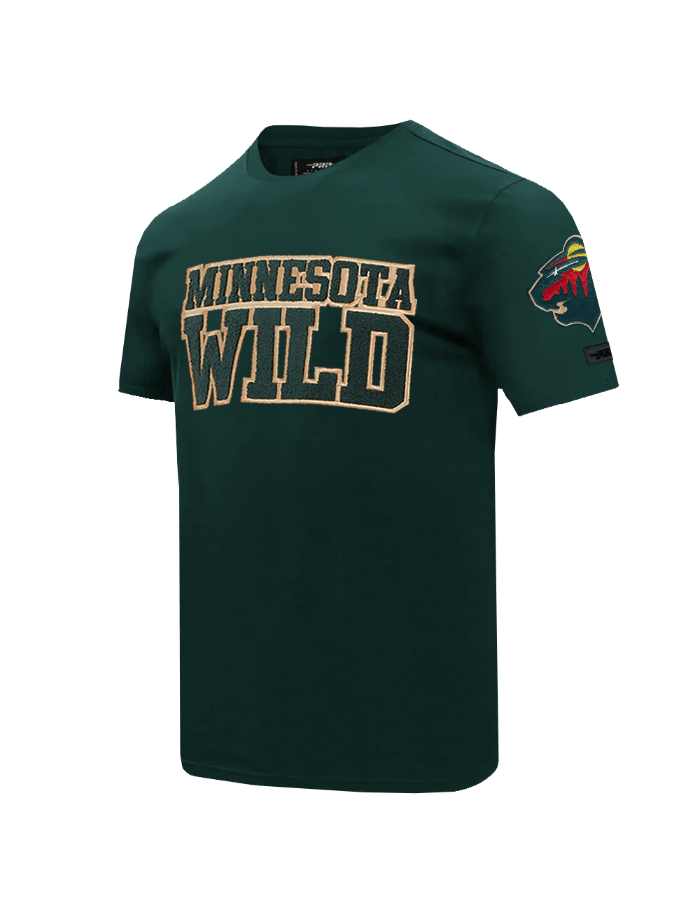 Pro Standard T-Shirts Minnesota Wild Pro Standard NHL Classic Chenille Flex T-Shirt - Green