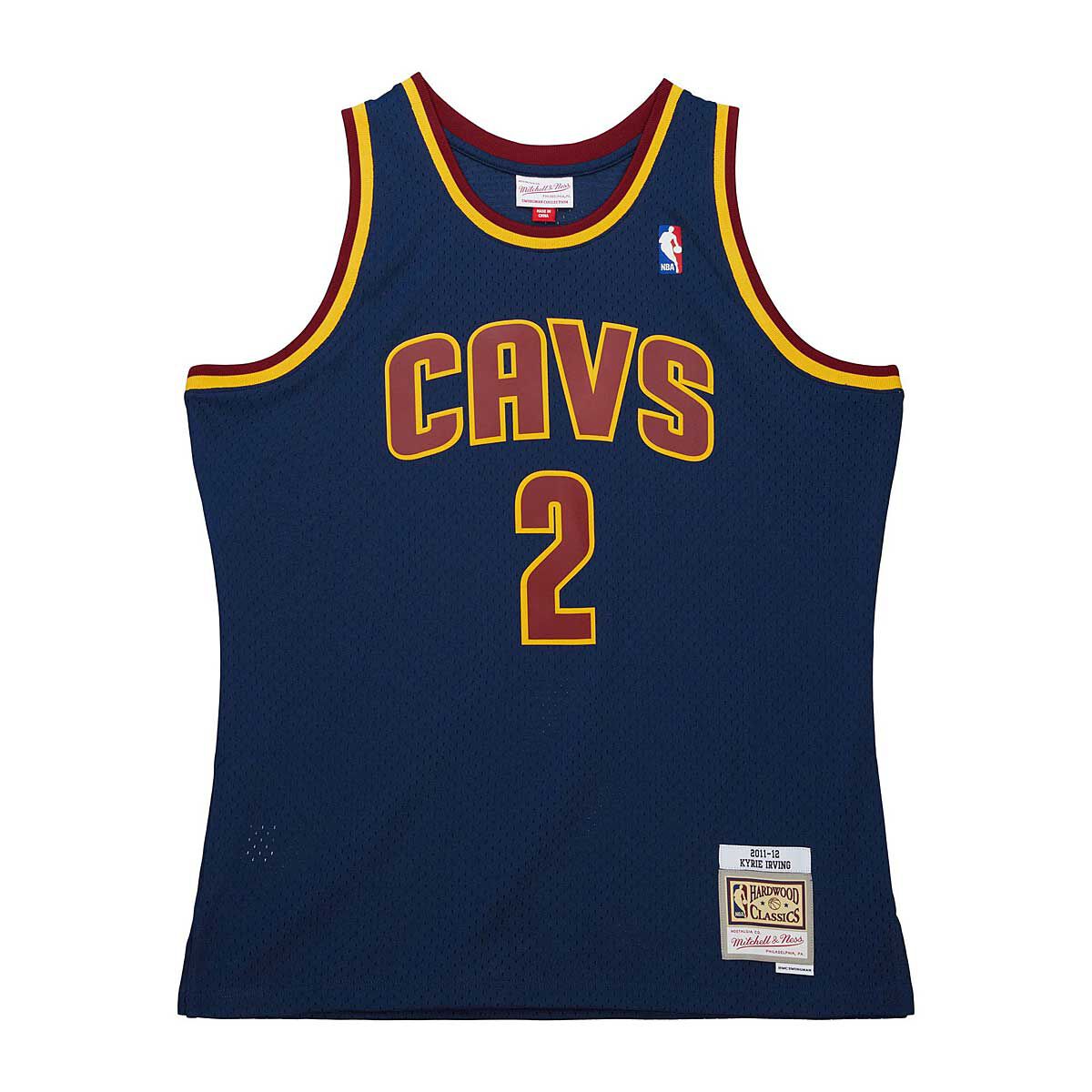 Kyrie Irving Cleveland Cavaliers Mitchell & Ness NBA 11-12 Home Swingman Jersey - Navy
