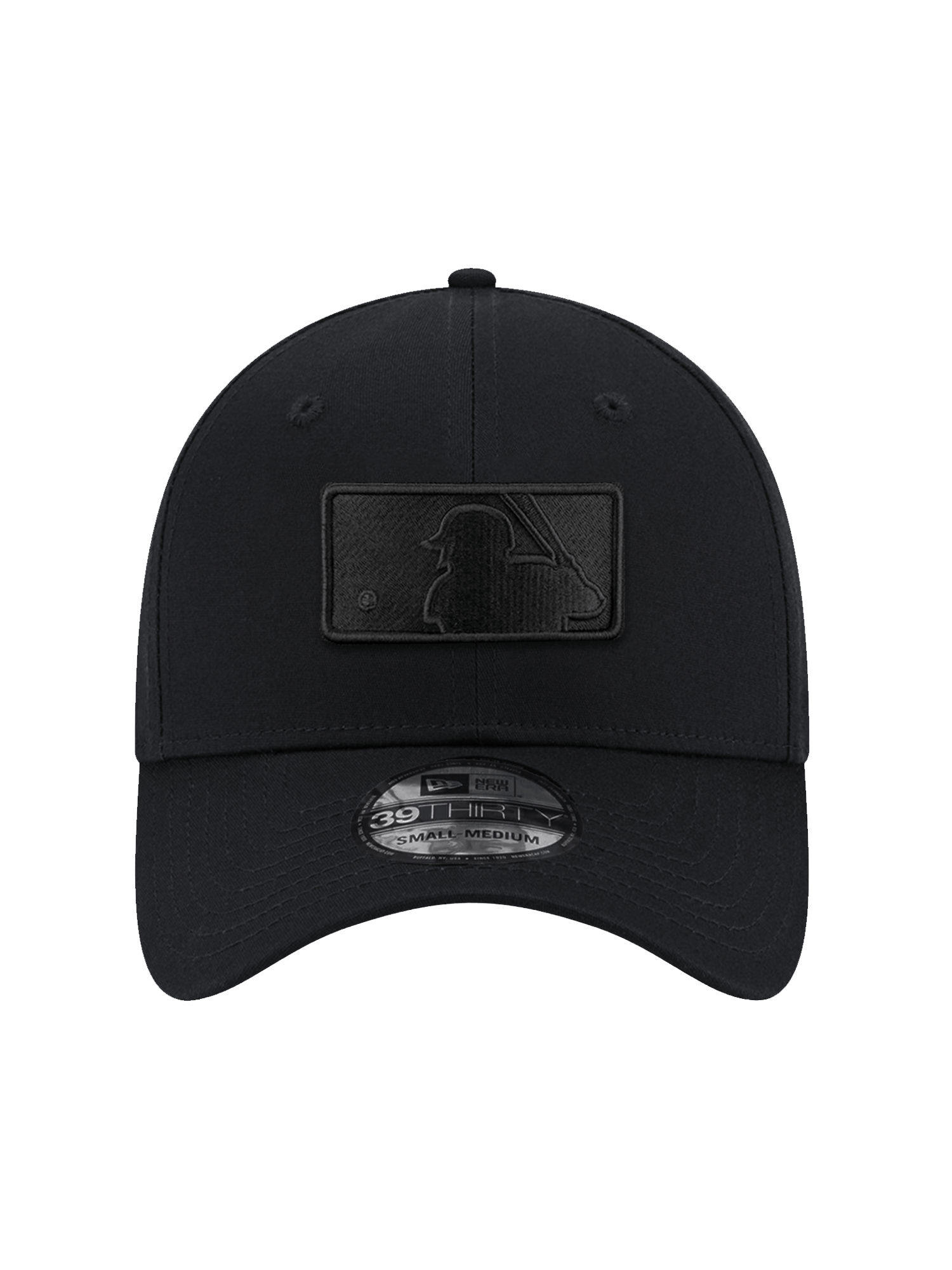 New Era Caps MLB Batterman New Era MLB Black On Black 39THIRTY Stretch-Fit Hat