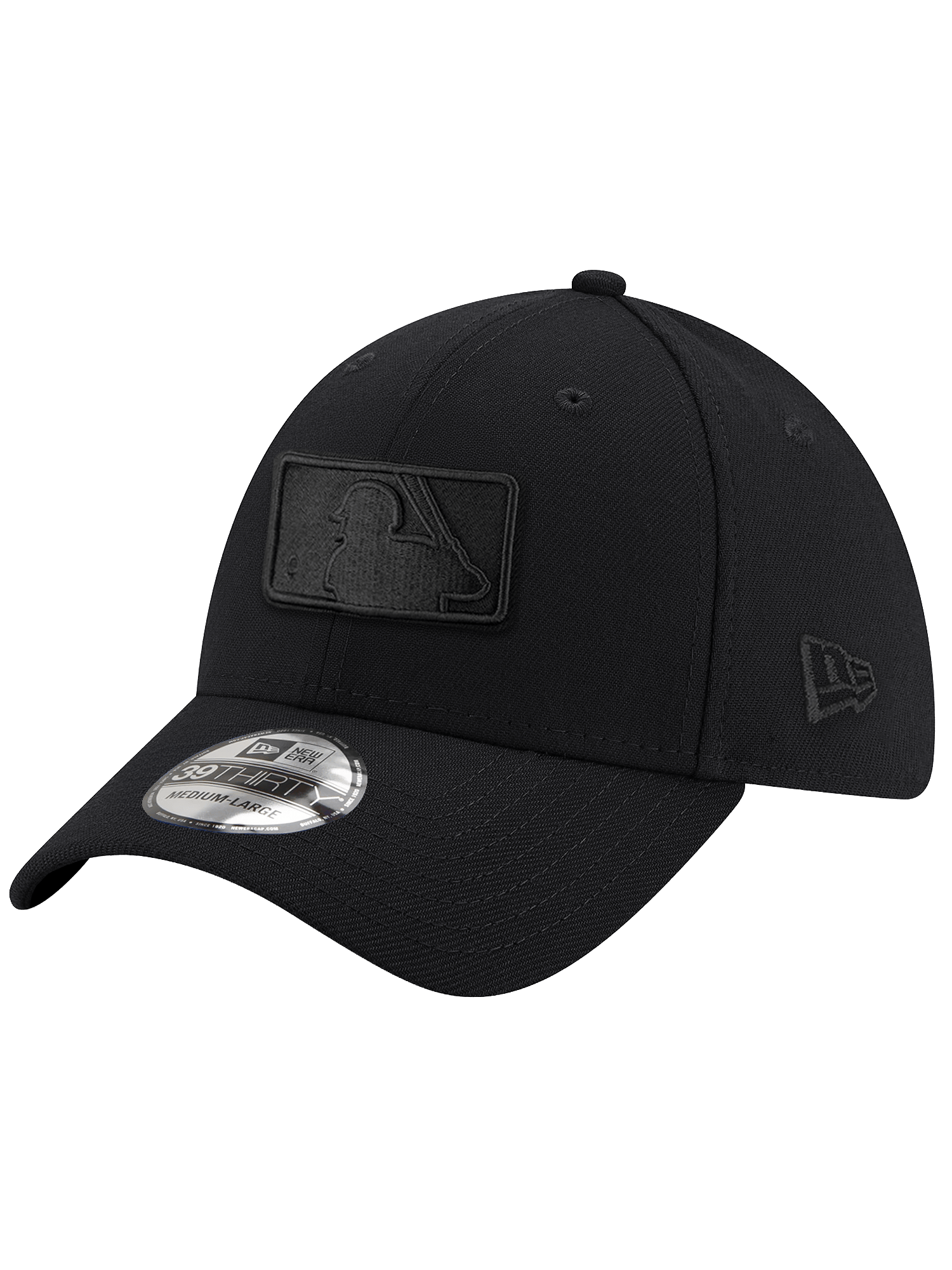 New Era Caps MLB Batterman New Era MLB Black On Black 39THIRTY Stretch-Fit Hat