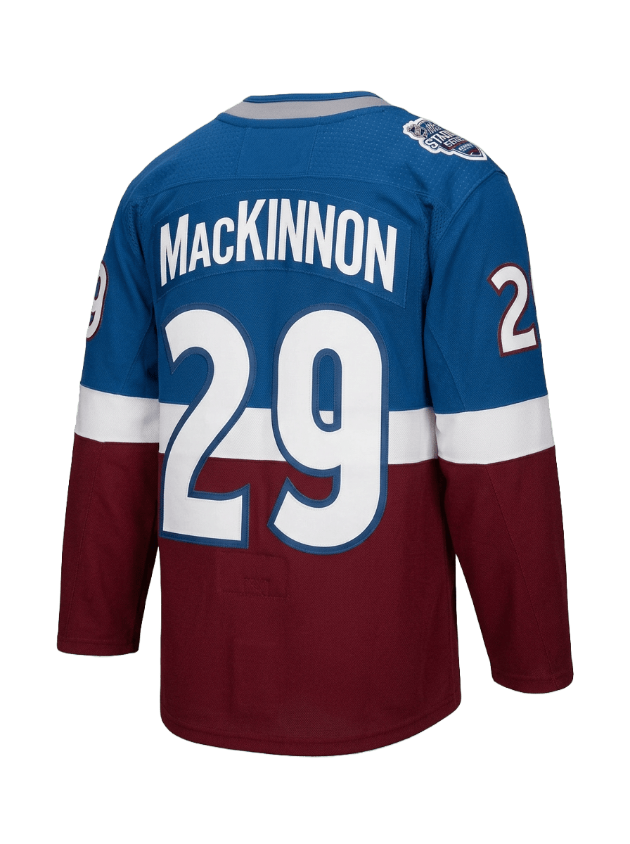 Mitchell And Ness Jerseys Nathan MacKinnon Colorado Avalanche Mitchell & Ness NHL 2020 SS Power Play Jersey - Blue
