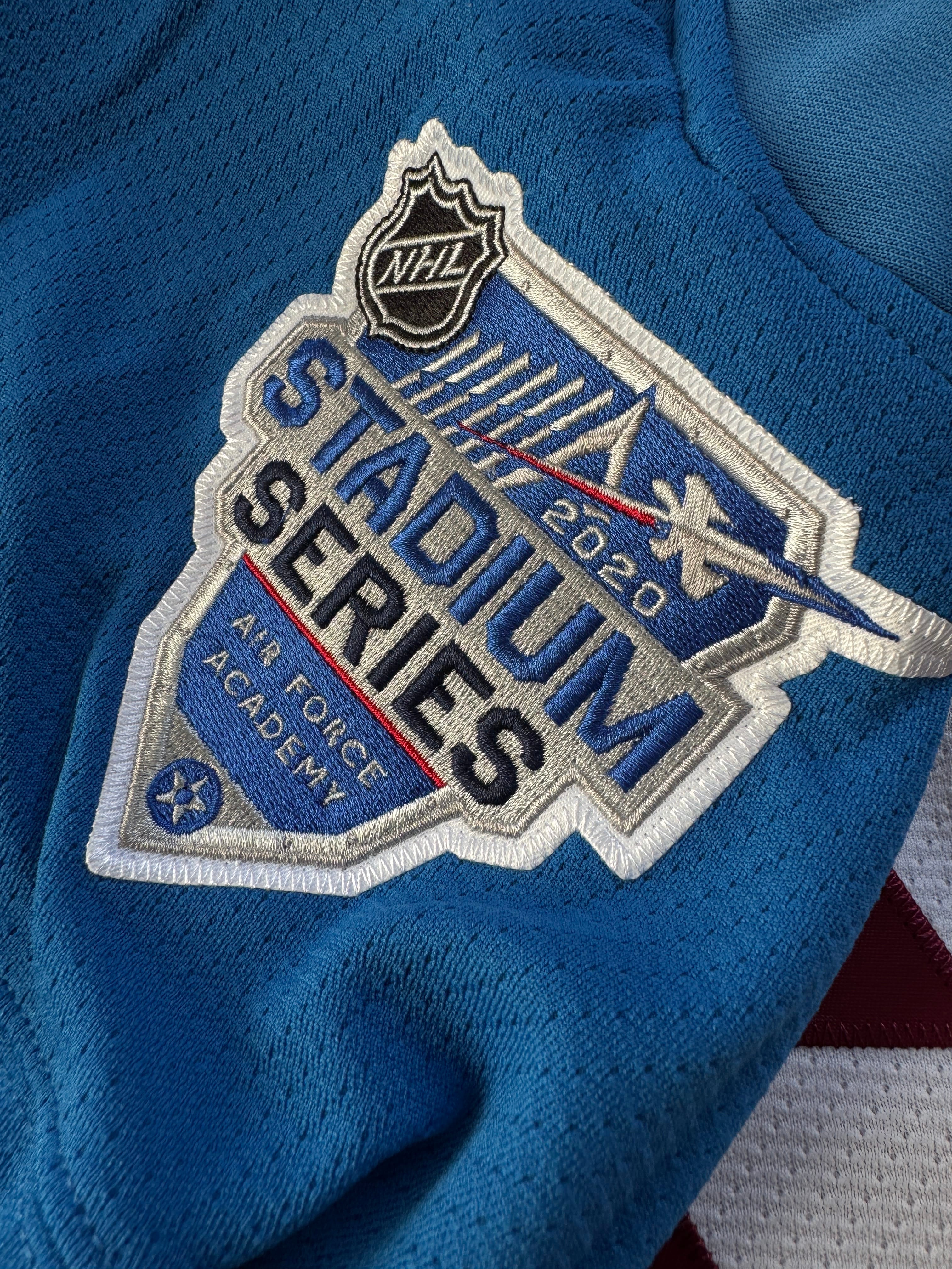 Mitchell And Ness Jerseys Nathan MacKinnon Colorado Avalanche Mitchell & Ness NHL 2020 SS Power Play Jersey - Blue