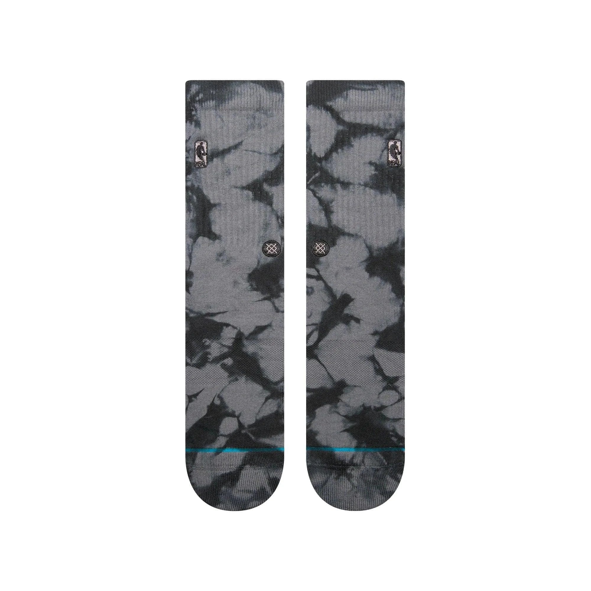 Stance Socks NBA Logoman Dye Stance NBA Crew Socks - Dark Grey