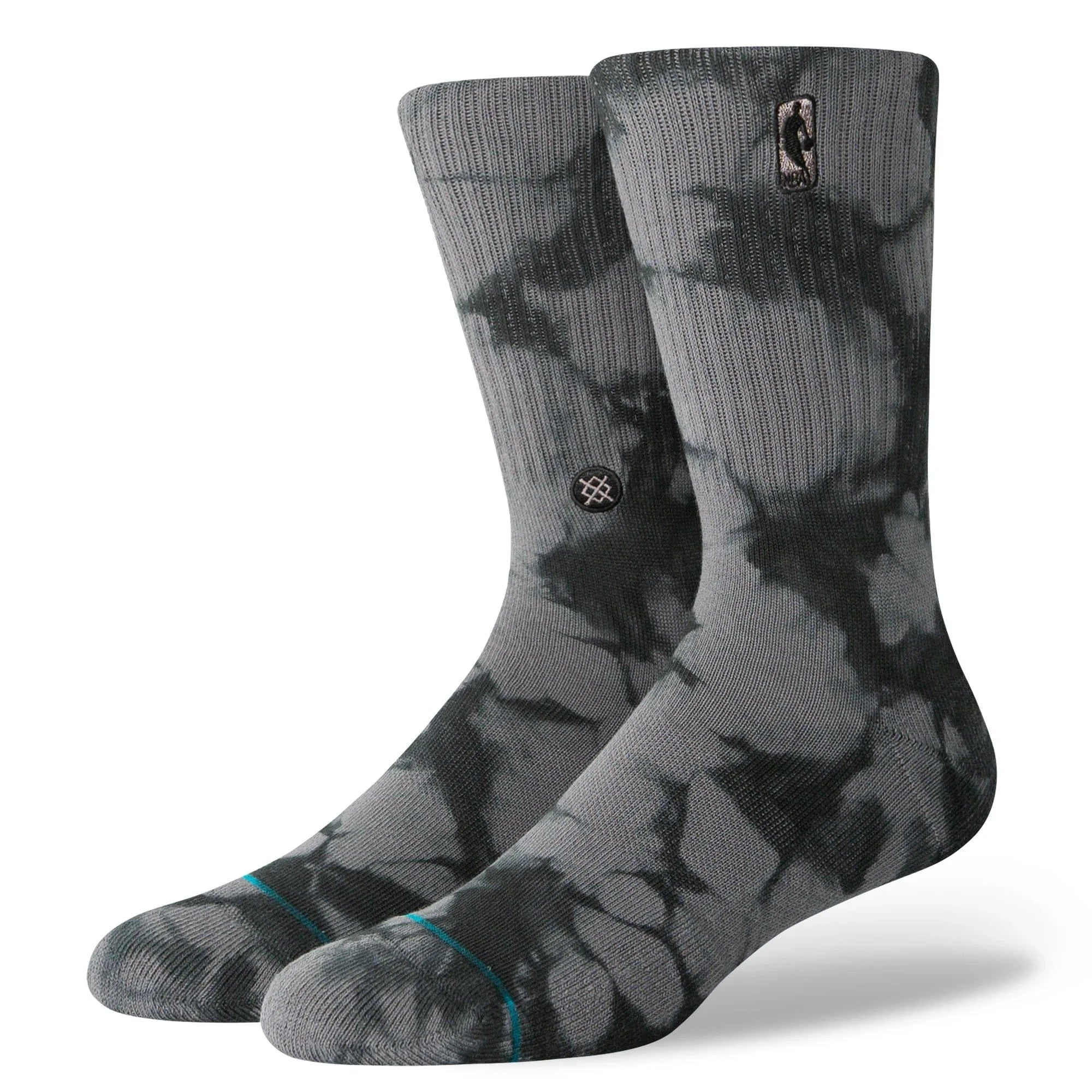 Stance Socks NBA Logoman Dye Stance NBA Crew Socks - Dark Grey