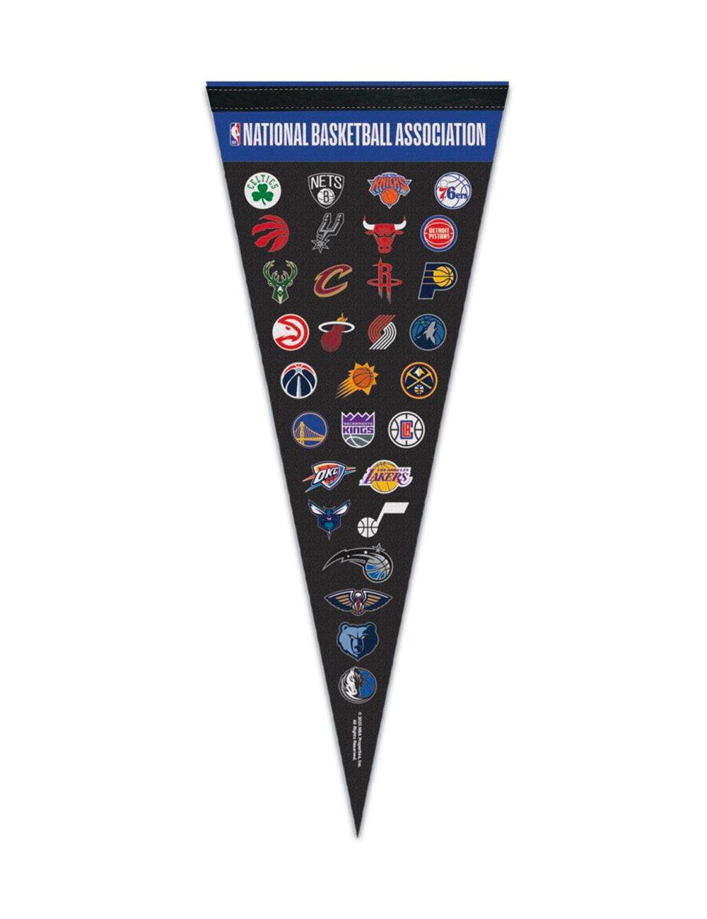 Wincraft Accessories NBA Team Logos Wincraft NBA 12" x 30" Felt Pennant - Black