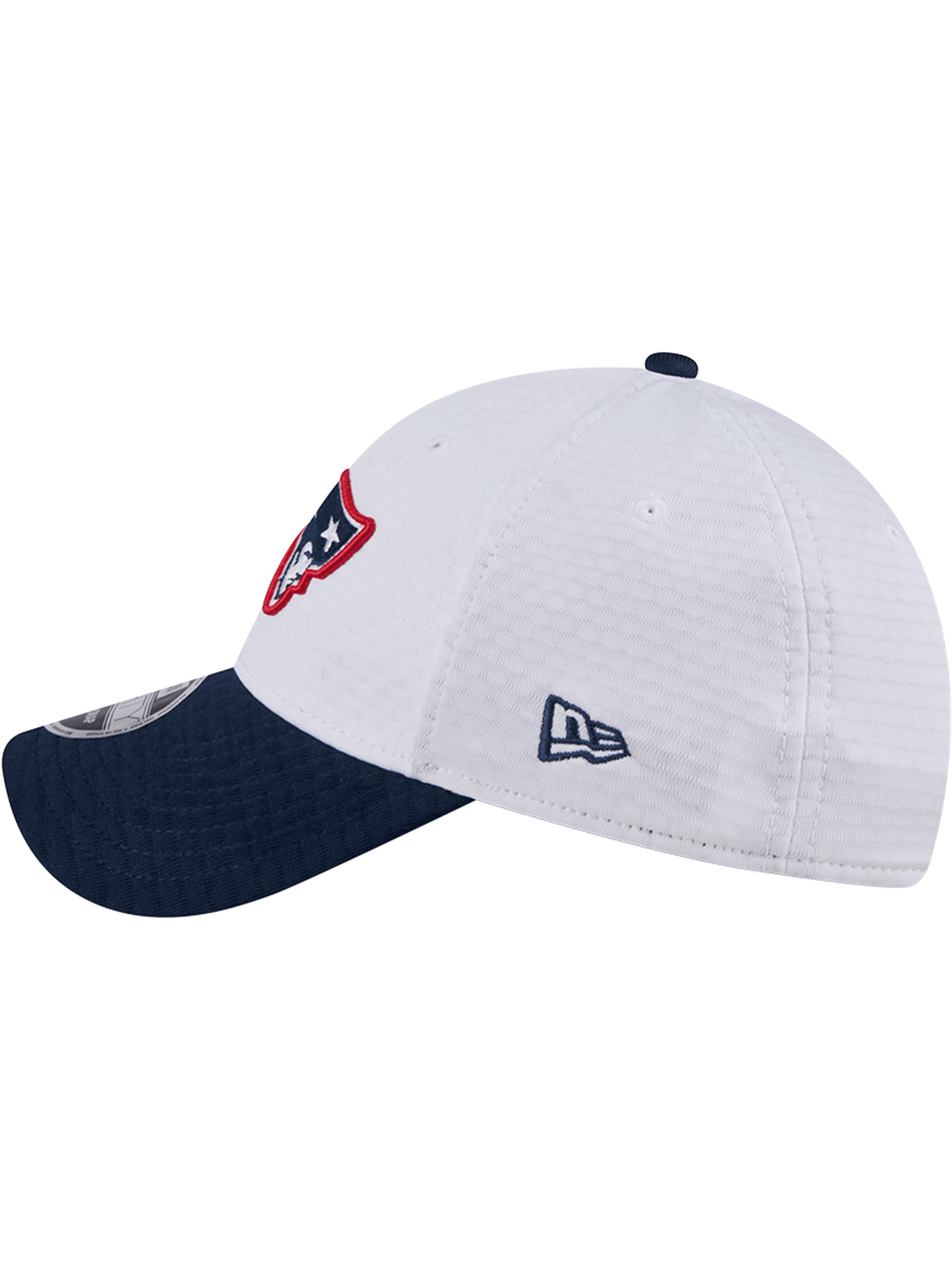New Era Caps New England Patriots New Era NFL 24 Training 9FORTY Stretch-Snapback Hat - White