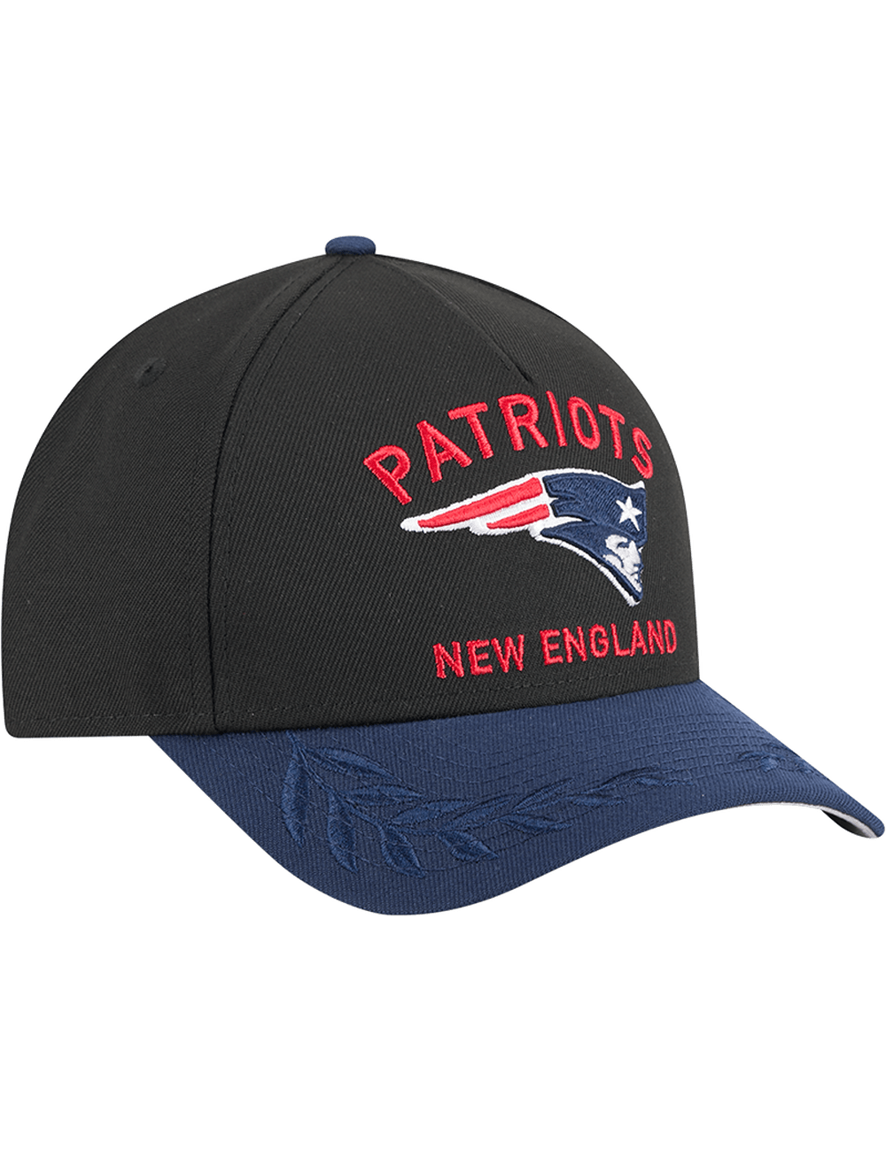 New Era Caps New England Patriots New Era NFL 25 Draft 9FORTY M-Crown Snapback Hat - Black