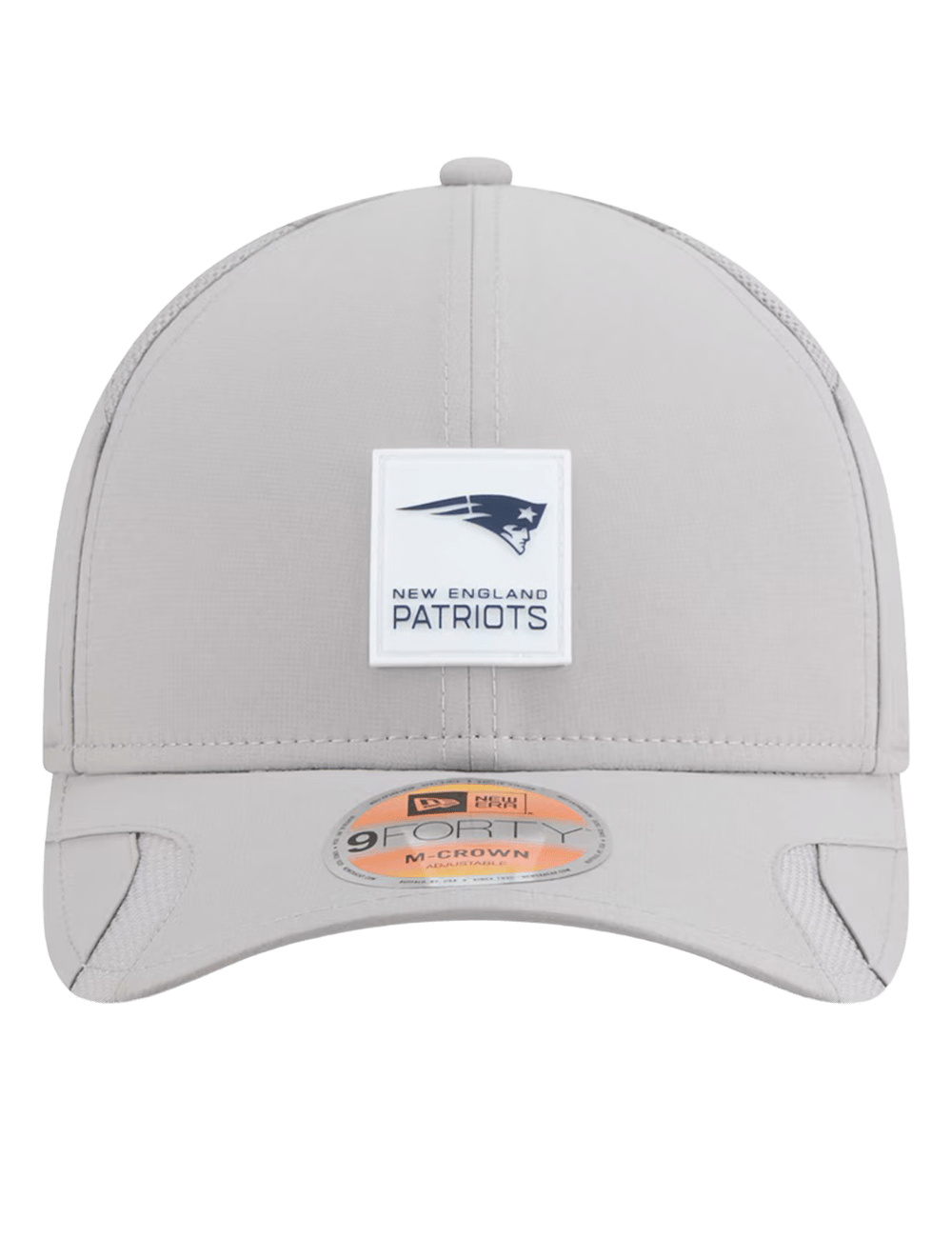 New Era Caps New England Patriots New Era NFL 25 Sideline 9FORTY M-Crown Snapback Hat - Grey