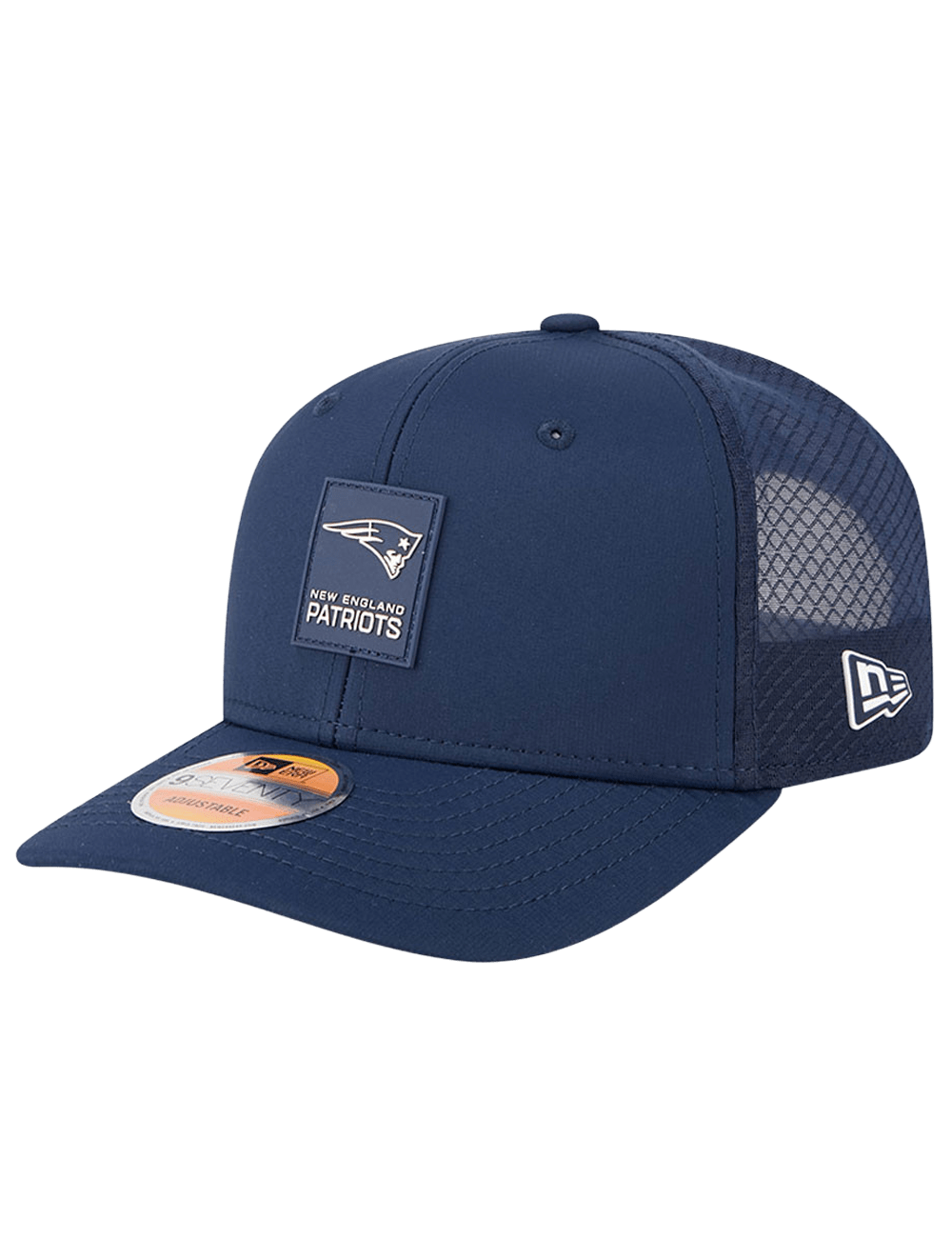 New Era Caps New England Patriots New Era NFL 25 Sideline 9SEVENTY Stretch-Snapback Hat - Navy