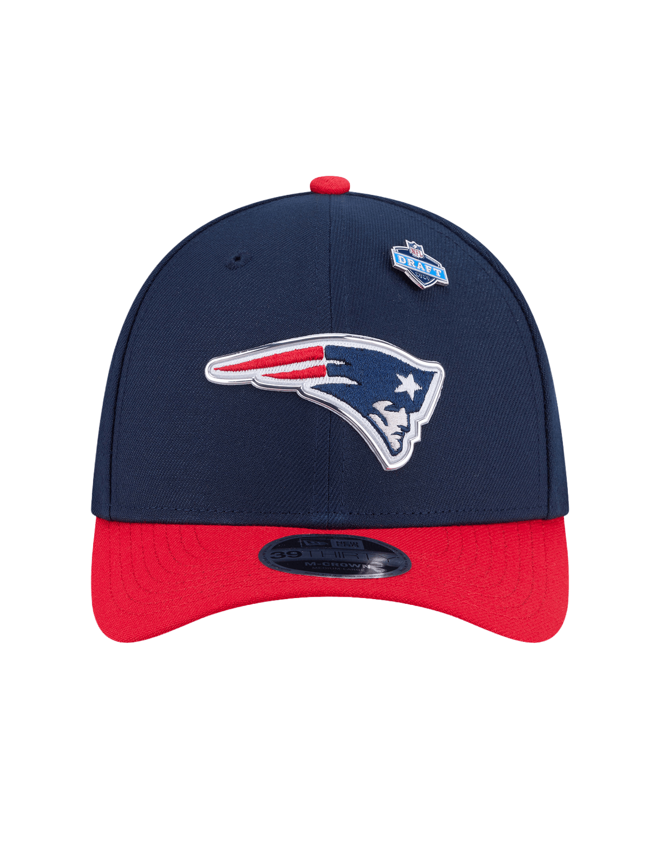 New Era Caps New England Patriots New Era NFL Draft 26 39THIRTY M-Crown Stretch-Fit Hat