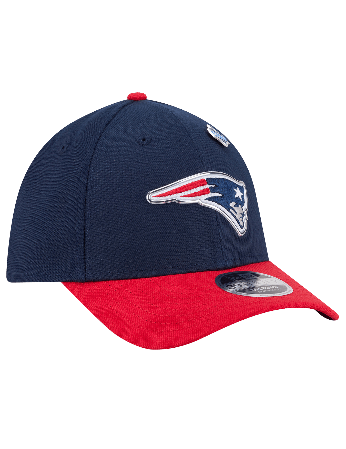 New Era Caps New England Patriots New Era NFL Draft 26 39THIRTY M-Crown Stretch-Fit Hat