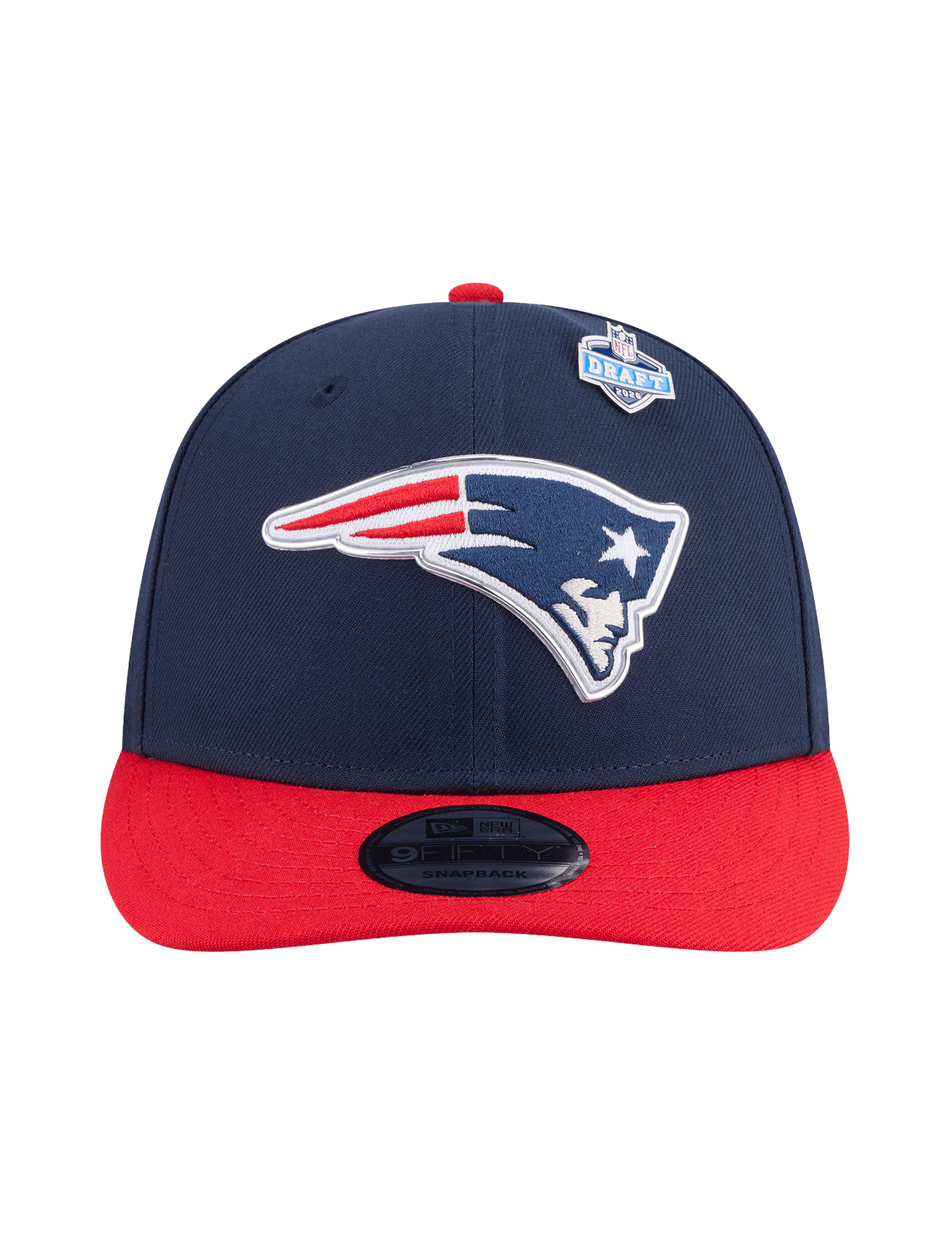 New Era Caps OSFM New England Patriots New Era NFL Draft 26 9FIFTY Pre-Curved Snapback Hat