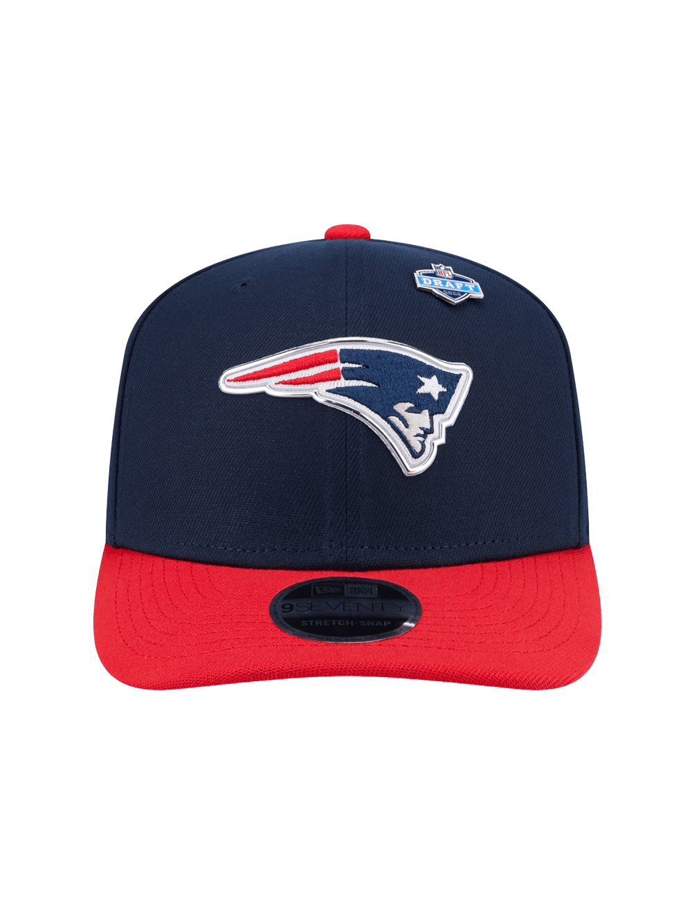 New Era Caps OSFM New England Patriots New Era NFL Draft 26 9SEVENTY Stretch-Snapback Hat