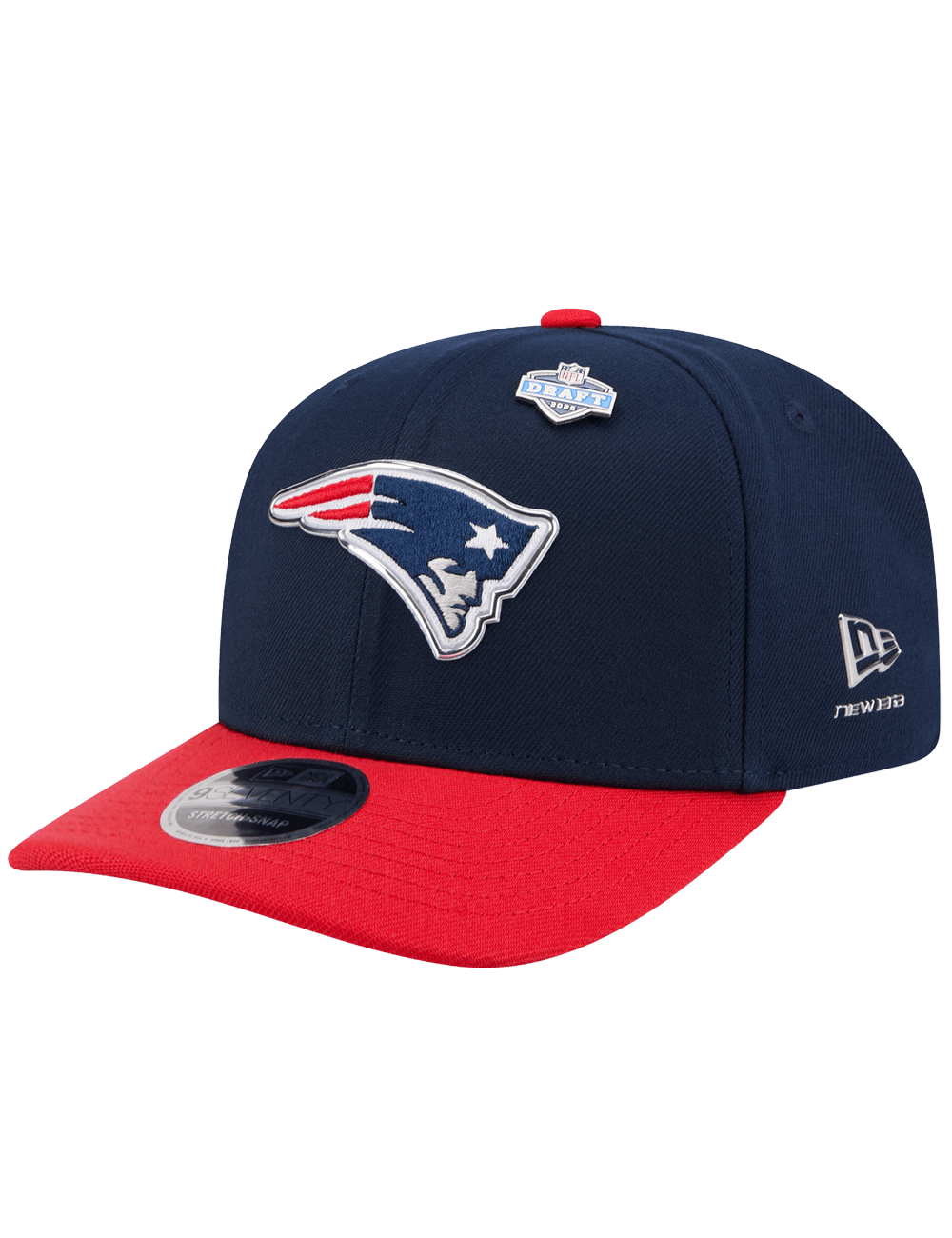 New Era Caps OSFM New England Patriots New Era NFL Draft 26 9SEVENTY Stretch-Snapback Hat