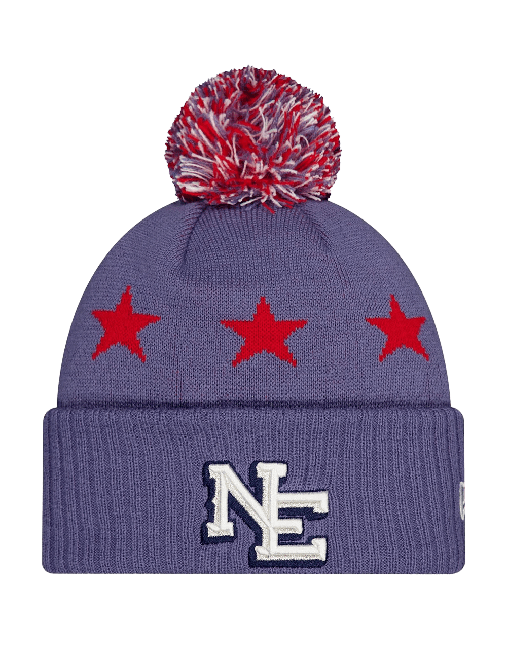 New Era Beanies New England Patriots New Era NFL Rivalries Pom Knit Beanie