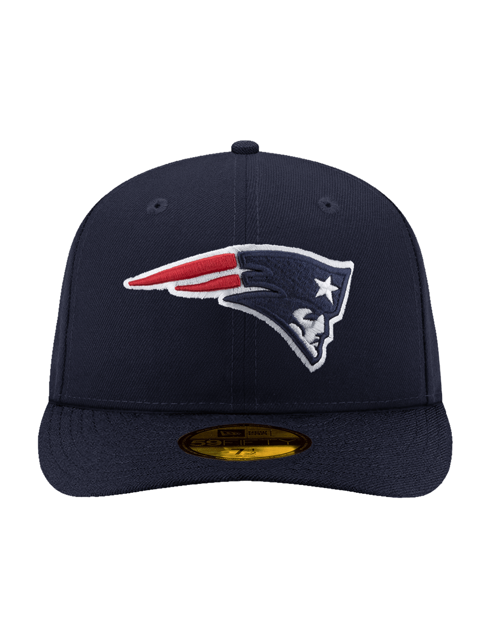 New Era Caps New England Patriots New Era NFL Team Pre-Curved 59FIFTY Fitted Hat - Navy