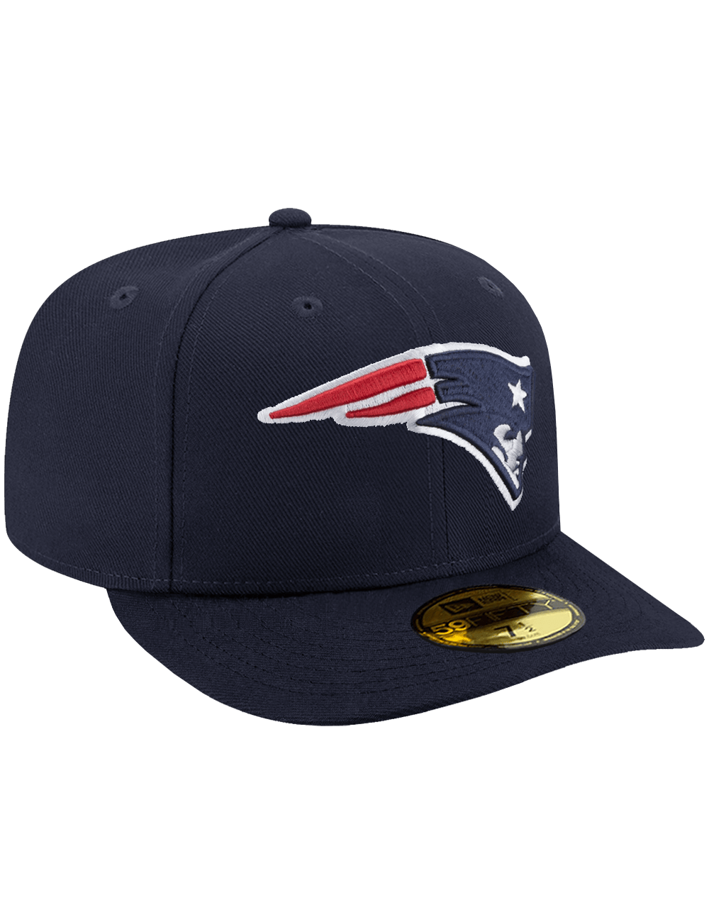 New Era Caps New England Patriots New Era NFL Team Pre-Curved 59FIFTY Fitted Hat - Navy