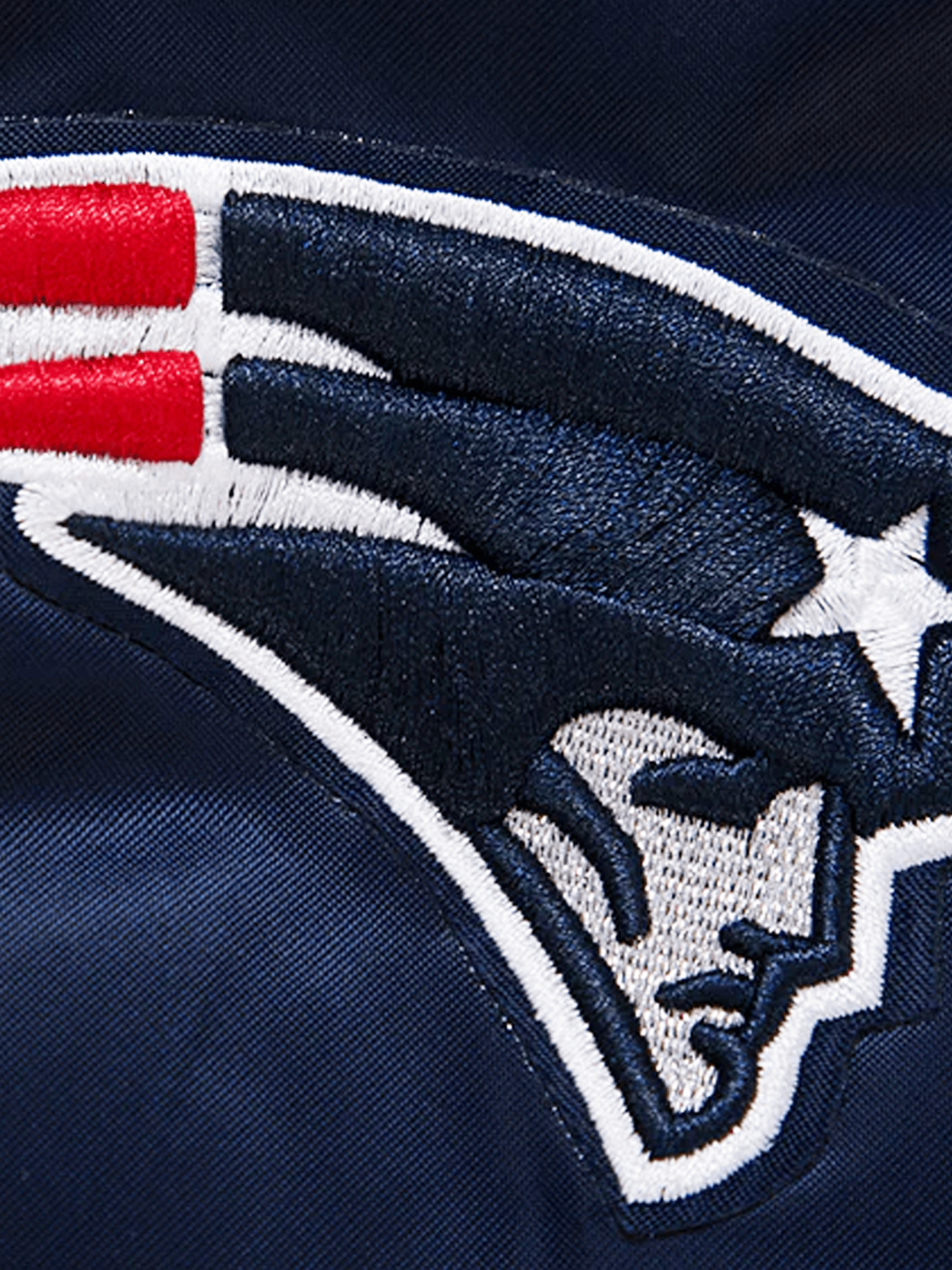 Pro Standard Jackets New England Patriots Pro Standard NFL Team Classic Satin Button Jacket - Navy