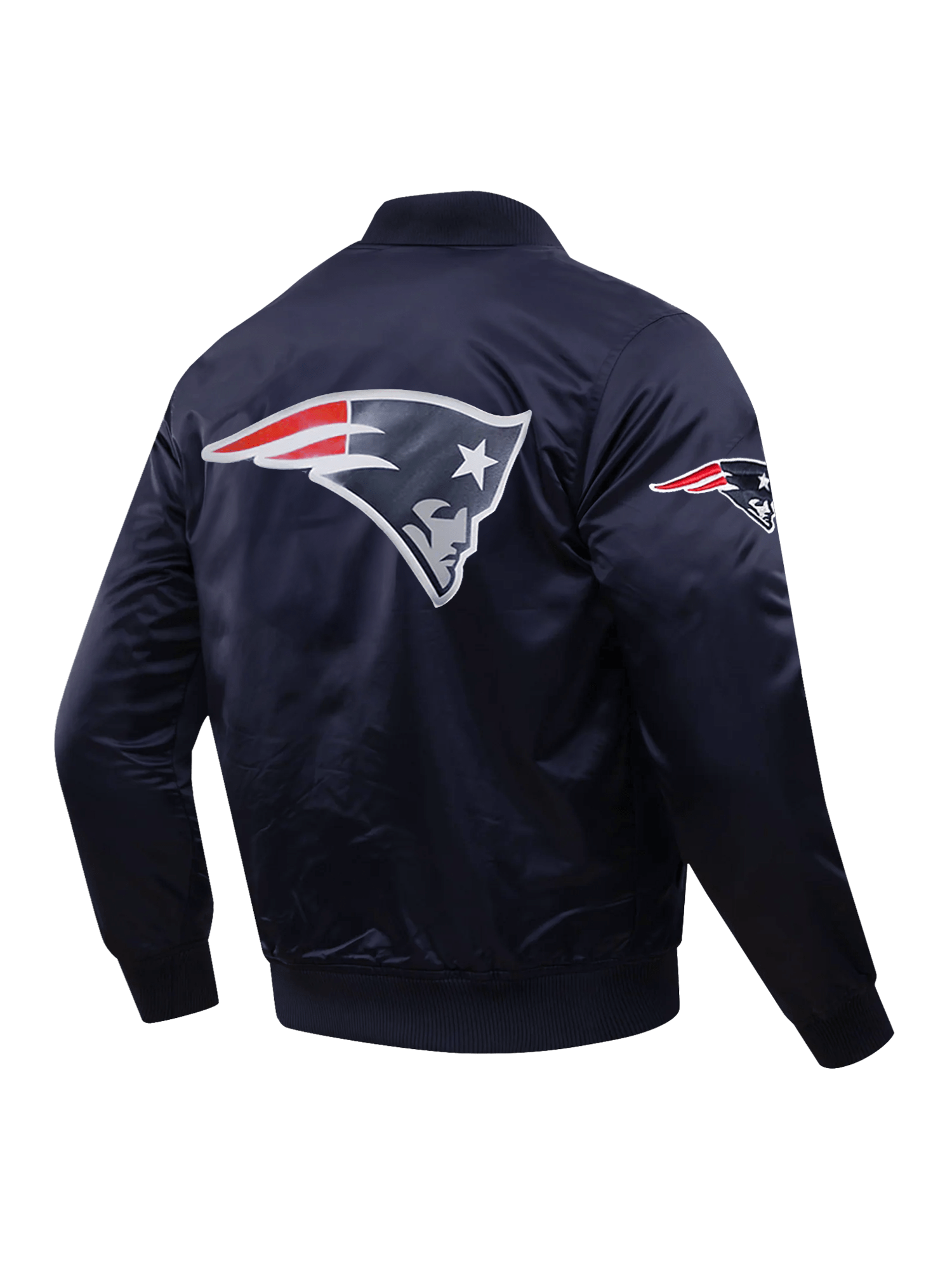 Pro Standard Jackets New England Patriots Pro Standard NFL Team Classic Satin Button Jacket - Navy