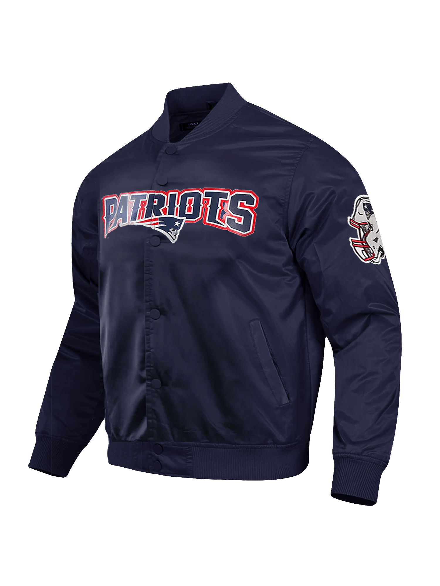Pro Standard Jackets New England Patriots Pro Standard NFL Team Classic Satin Button Jacket - Navy