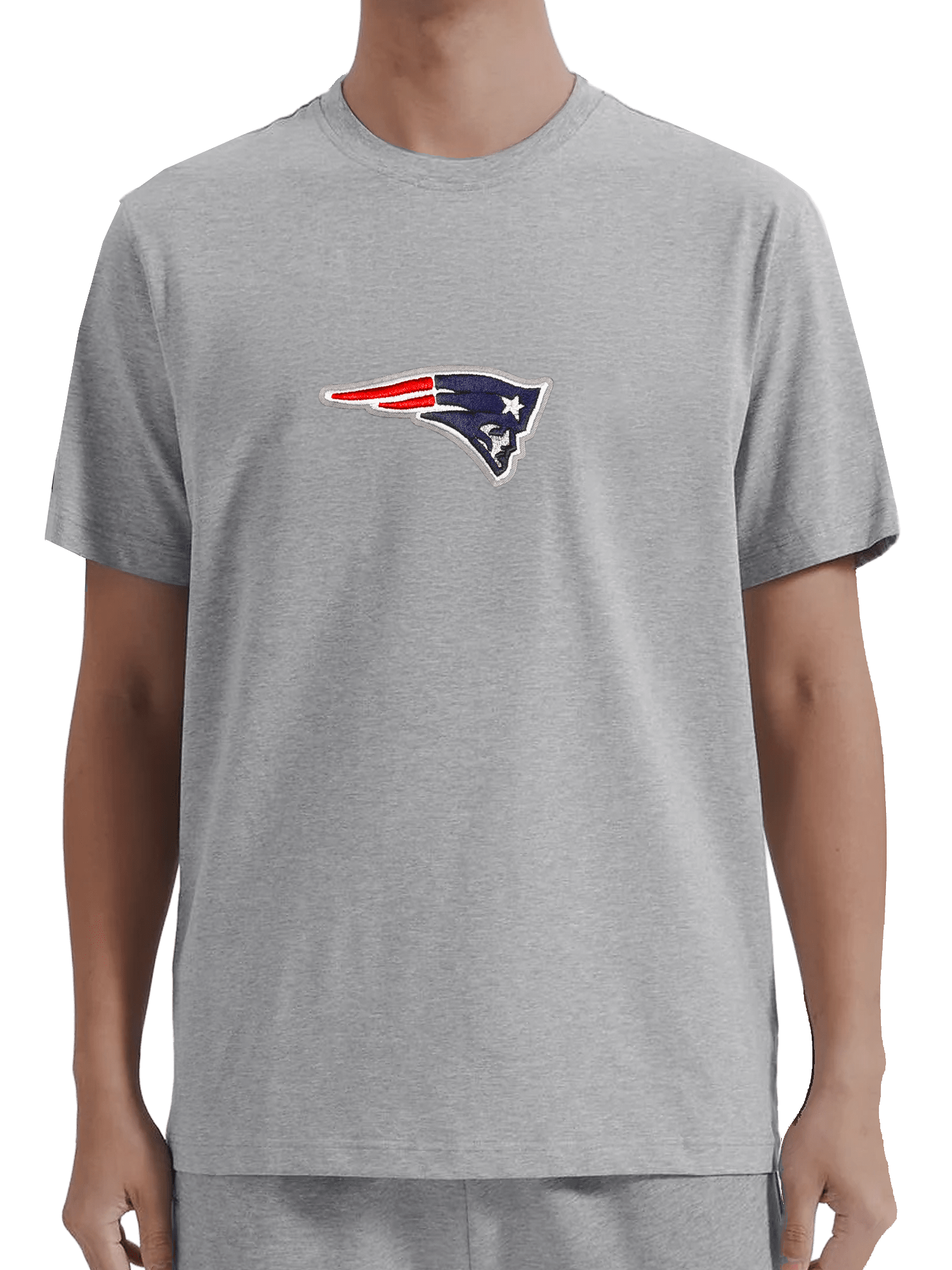 Pro Standard T-Shirts New England Patriots Pro Standard NFL Team Icon Flex T-Shirt - Heather Grey
