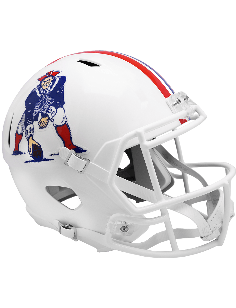 Riddell Helmets New England Patriots Riddell NFL Throwback Speed Authentic Full Size Helmet