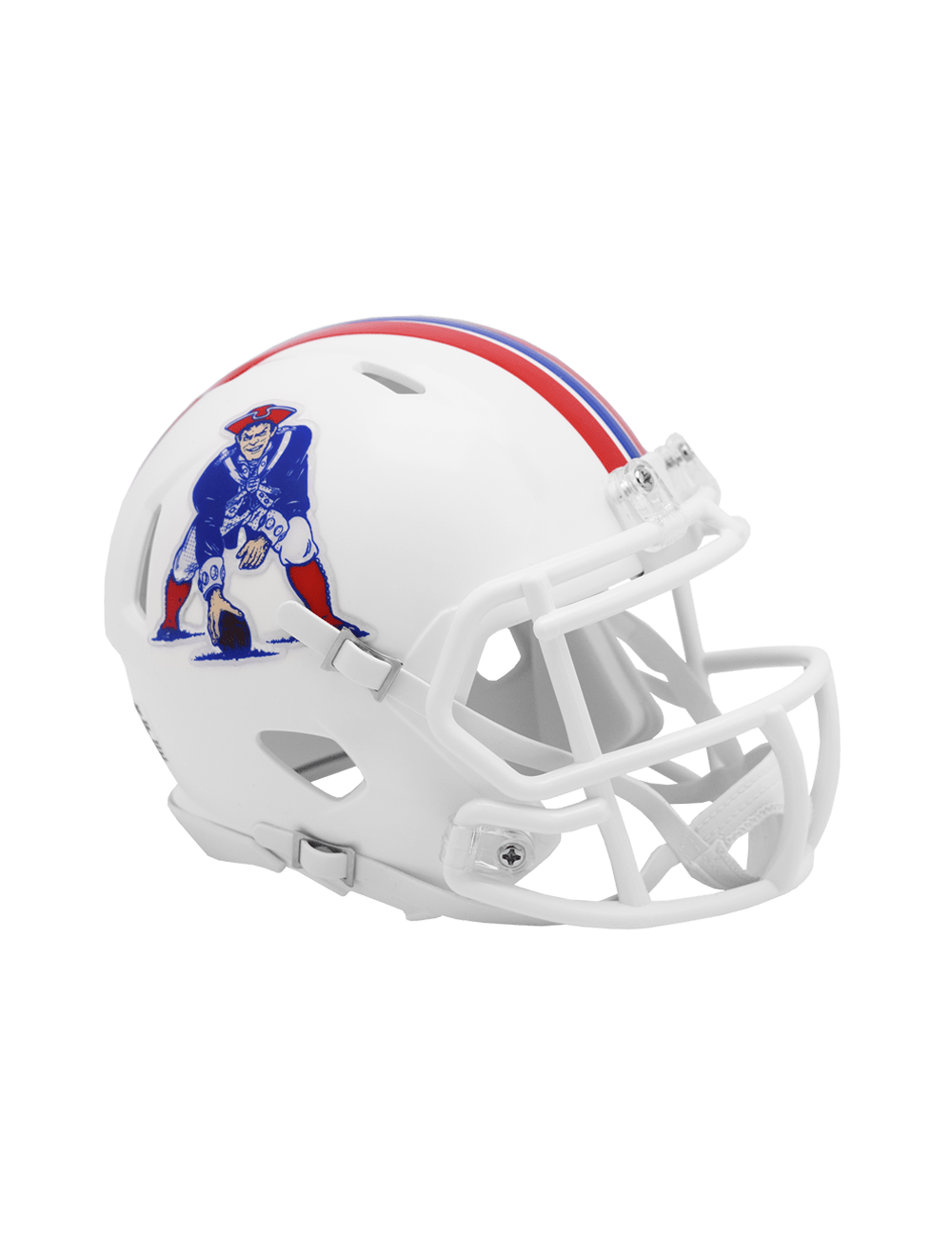 Riddell Helmets New England Patriots Riddell NFL Throwback Speed Replica Mini Size Helmet